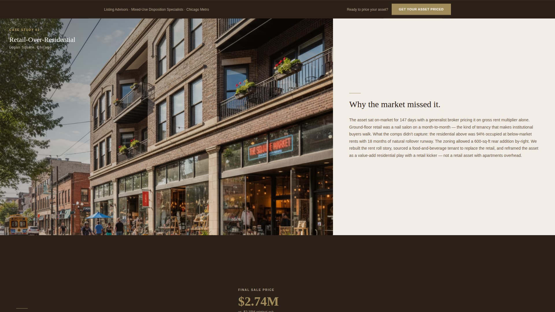 Listing - Executive Mixeduse Landing Page Template