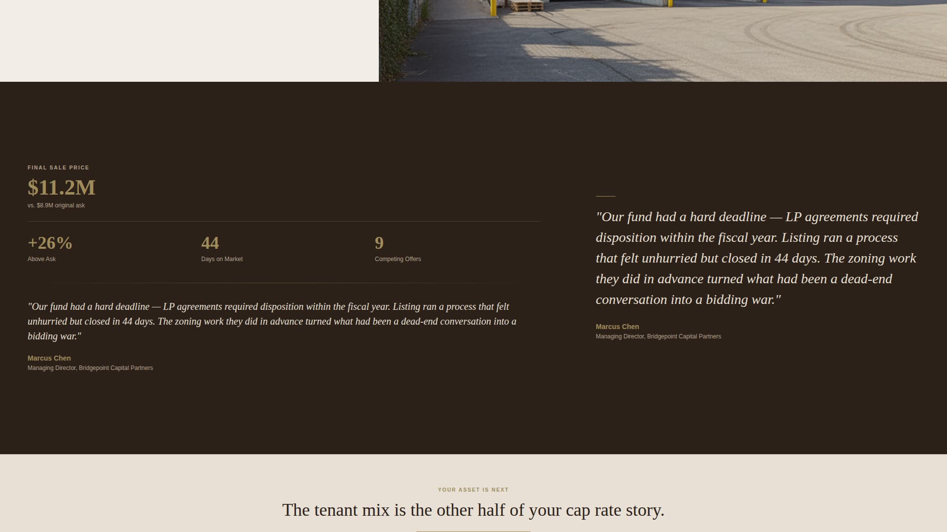 Listing - Executive Mixeduse Landing Page Template