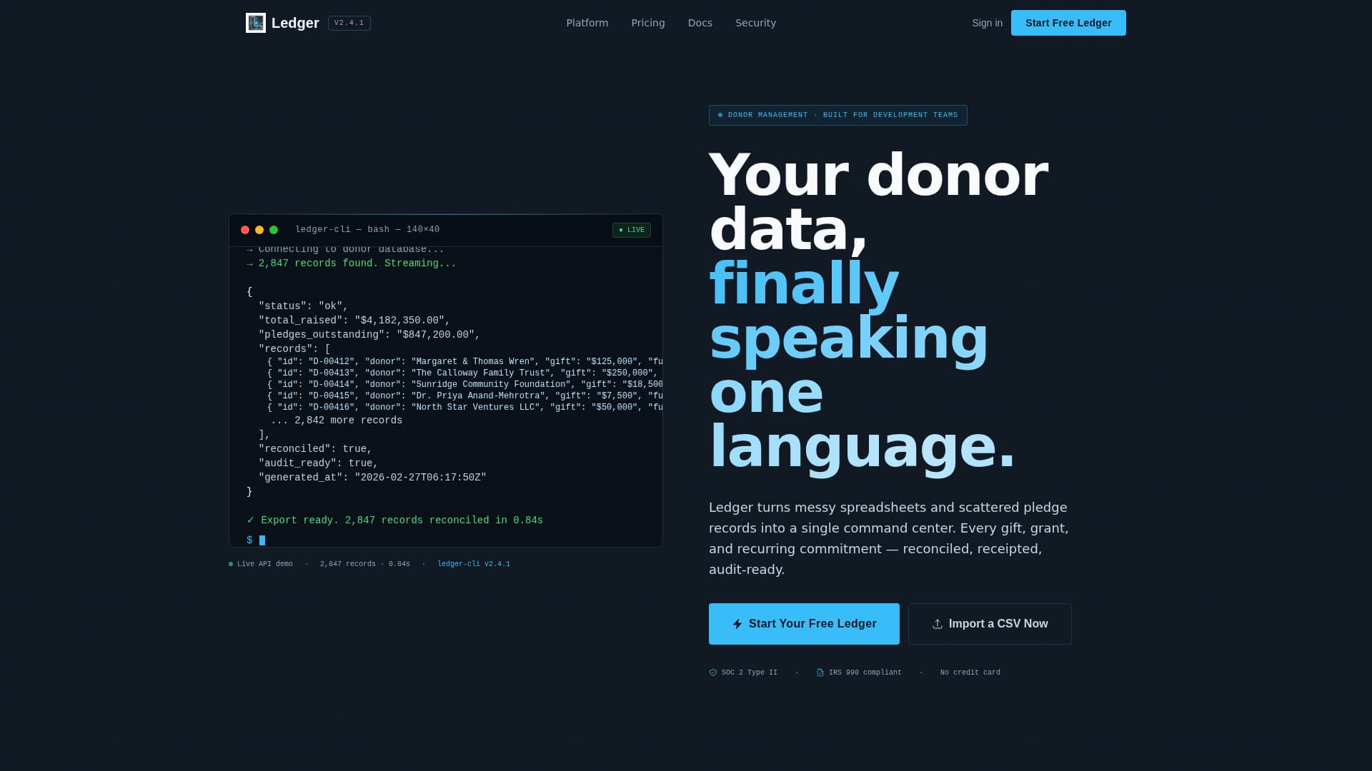 Financial Services Software Professional Website Template