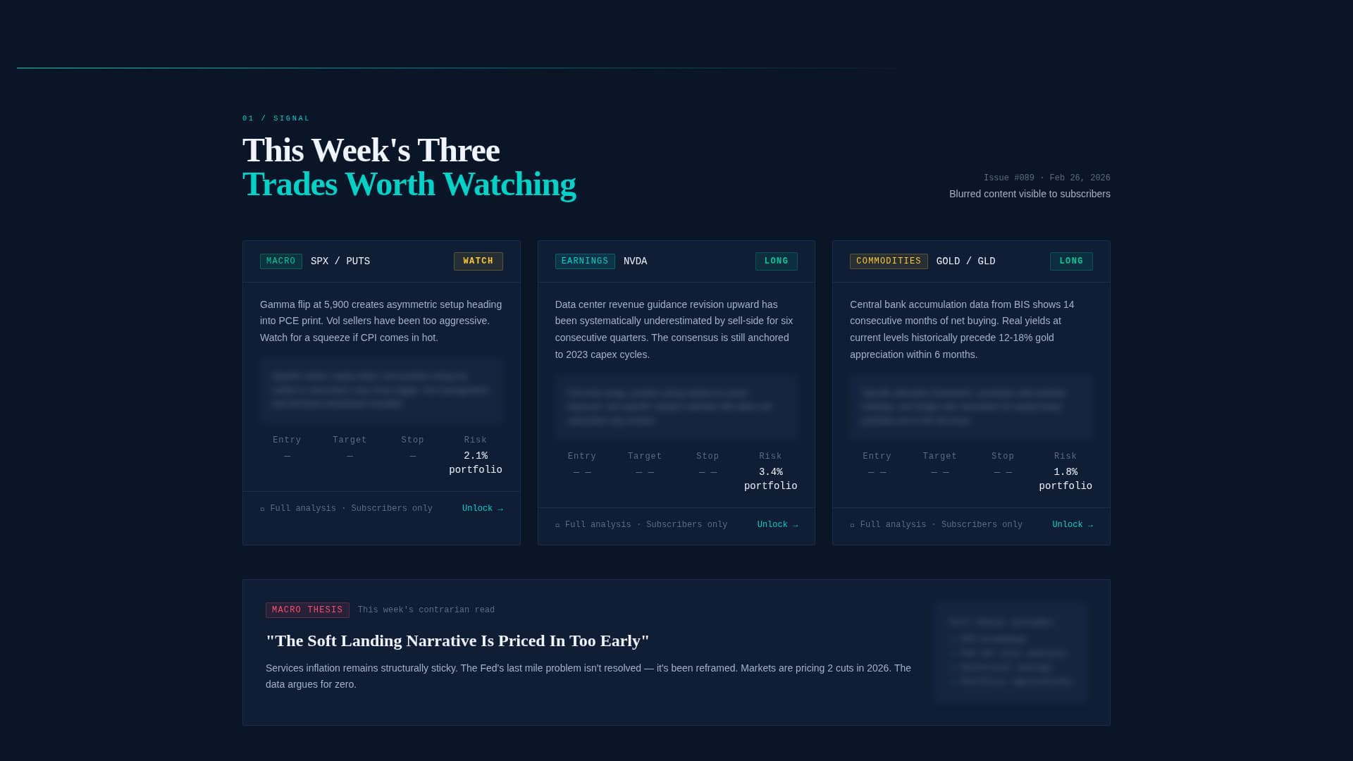 Ticker - Powerful Financial Landing Page Template