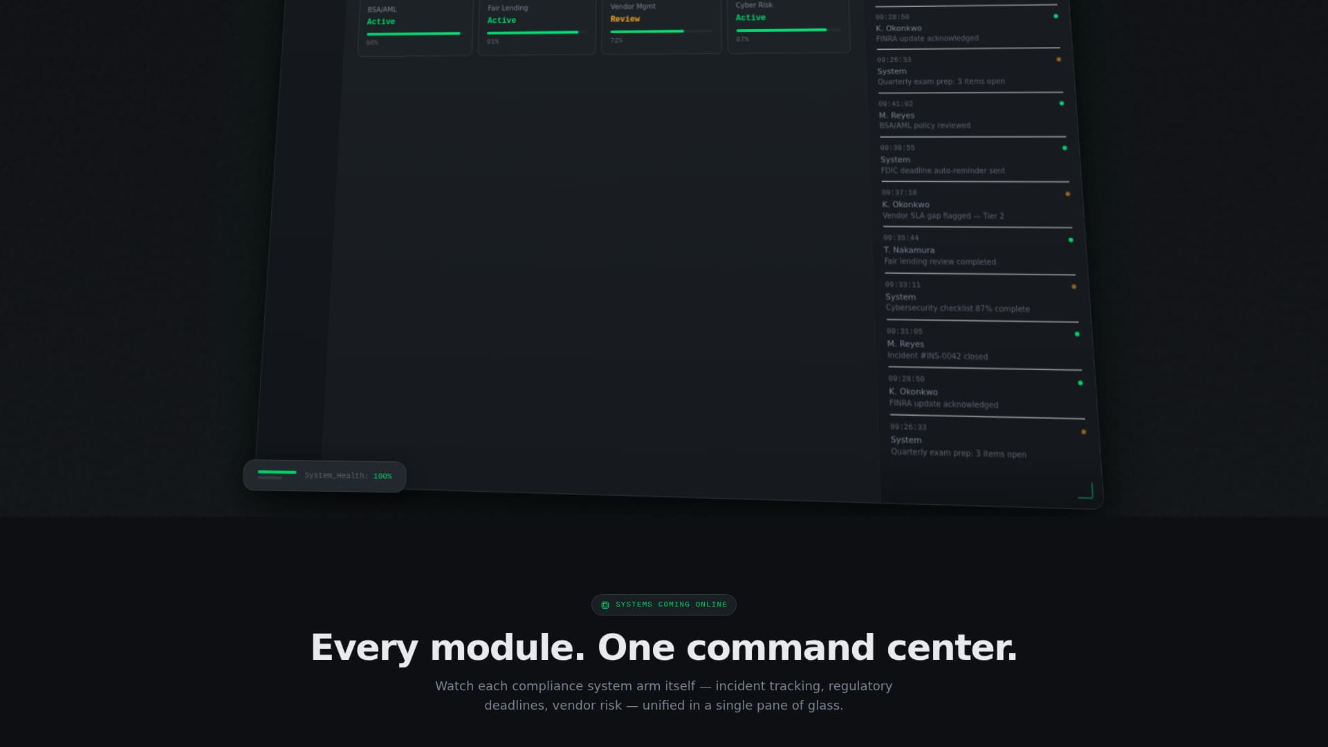 Guardian — Compliance Solution Landing Page Template