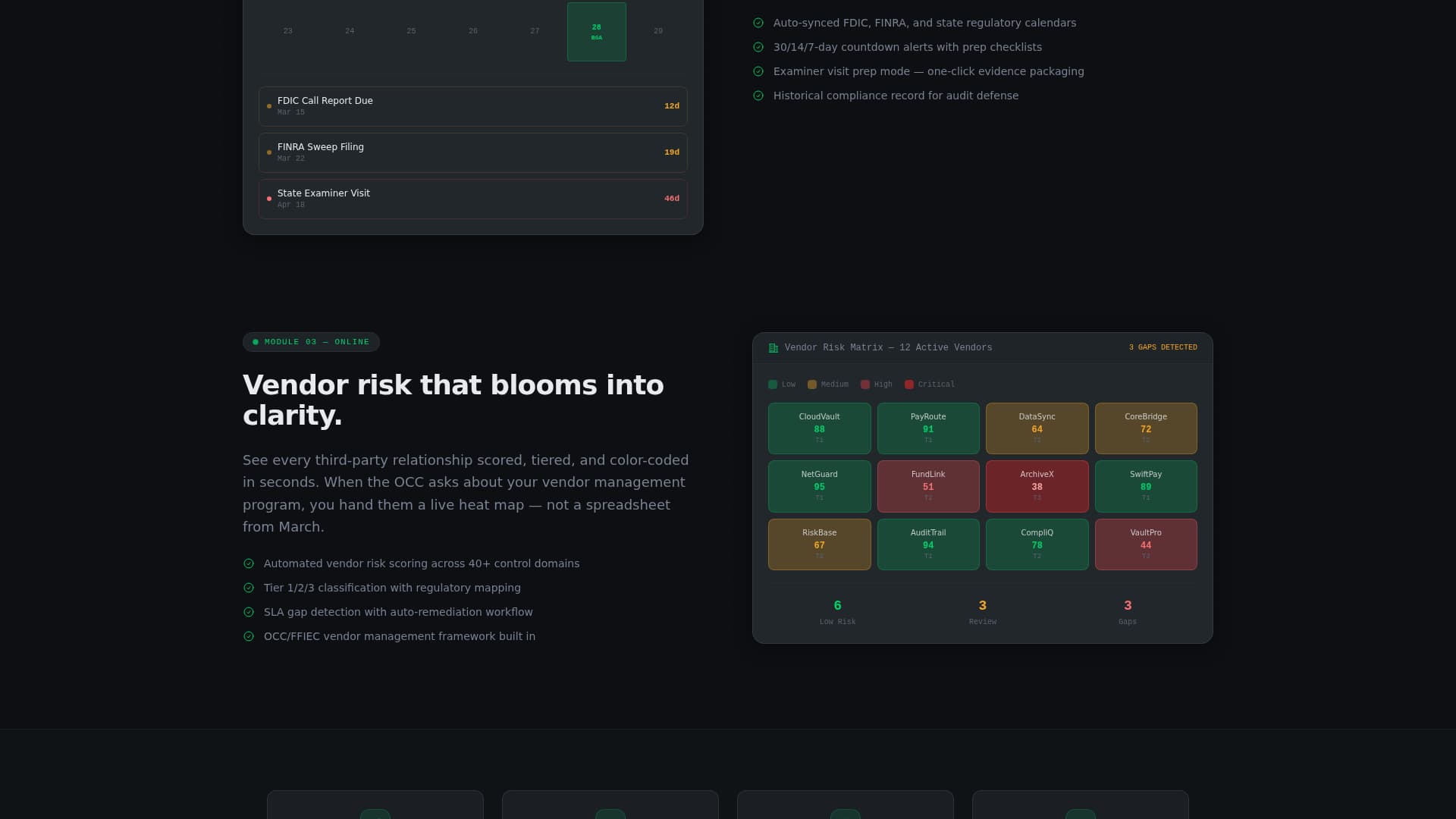 Guardian — Compliance Solution Landing Page Template