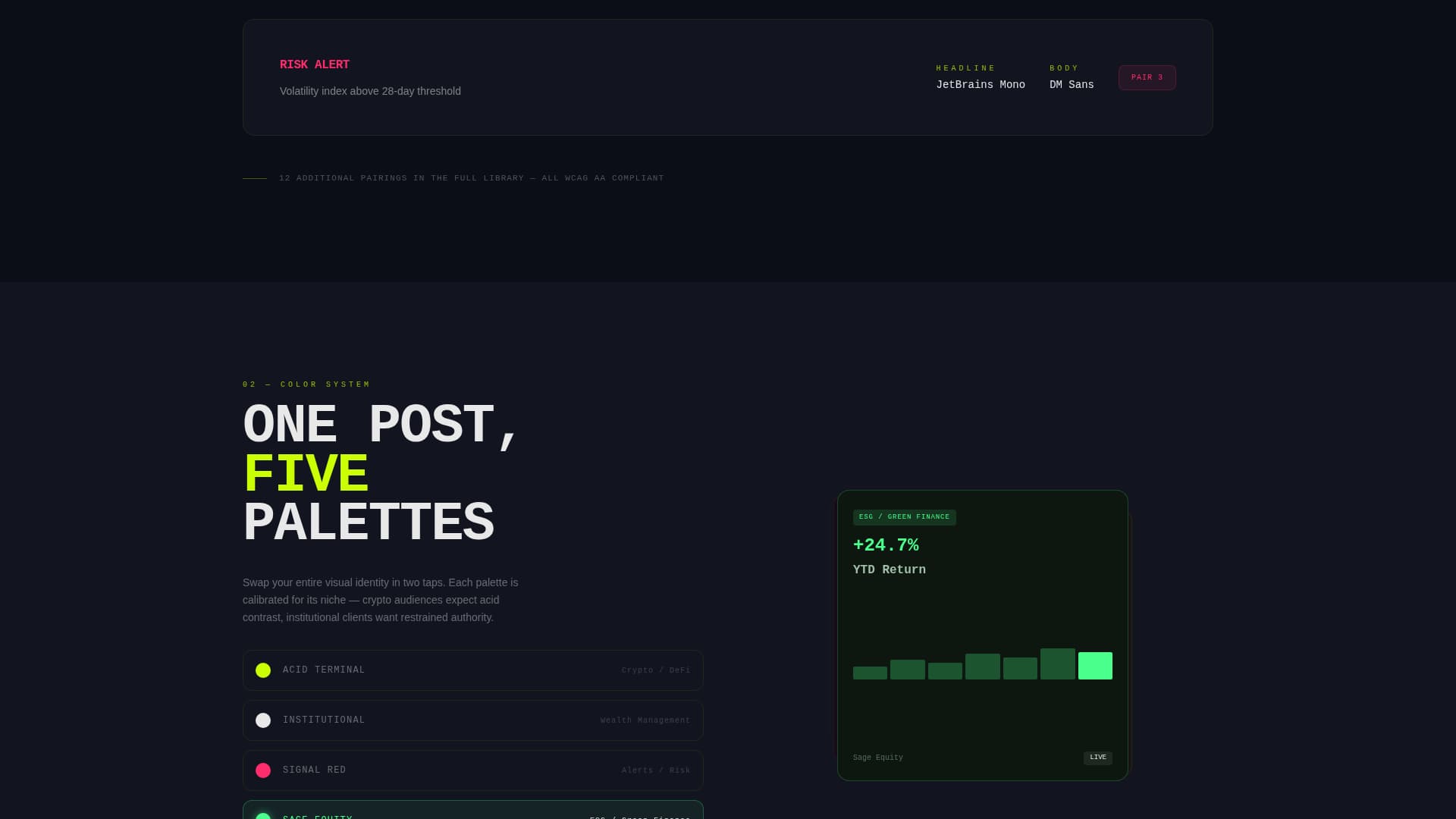 Ticker - Dynamic Fintech Landing Page Template