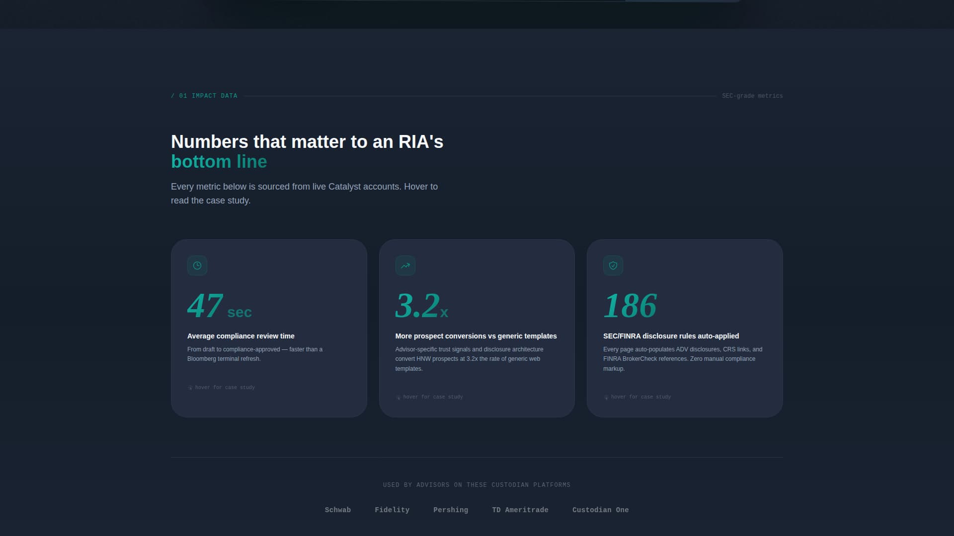Catalyst - Powerful Advisor Landing Page Template