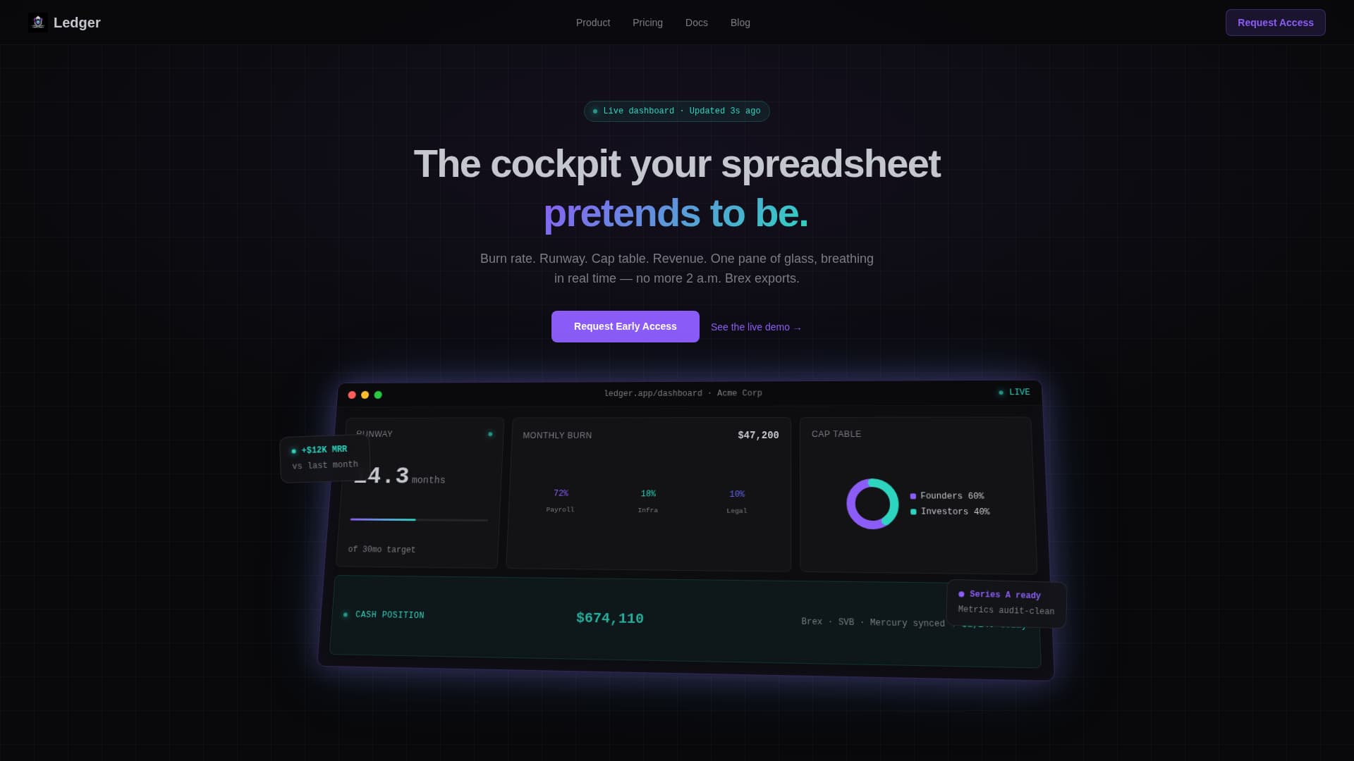 Fintech Startup Professional Website Template