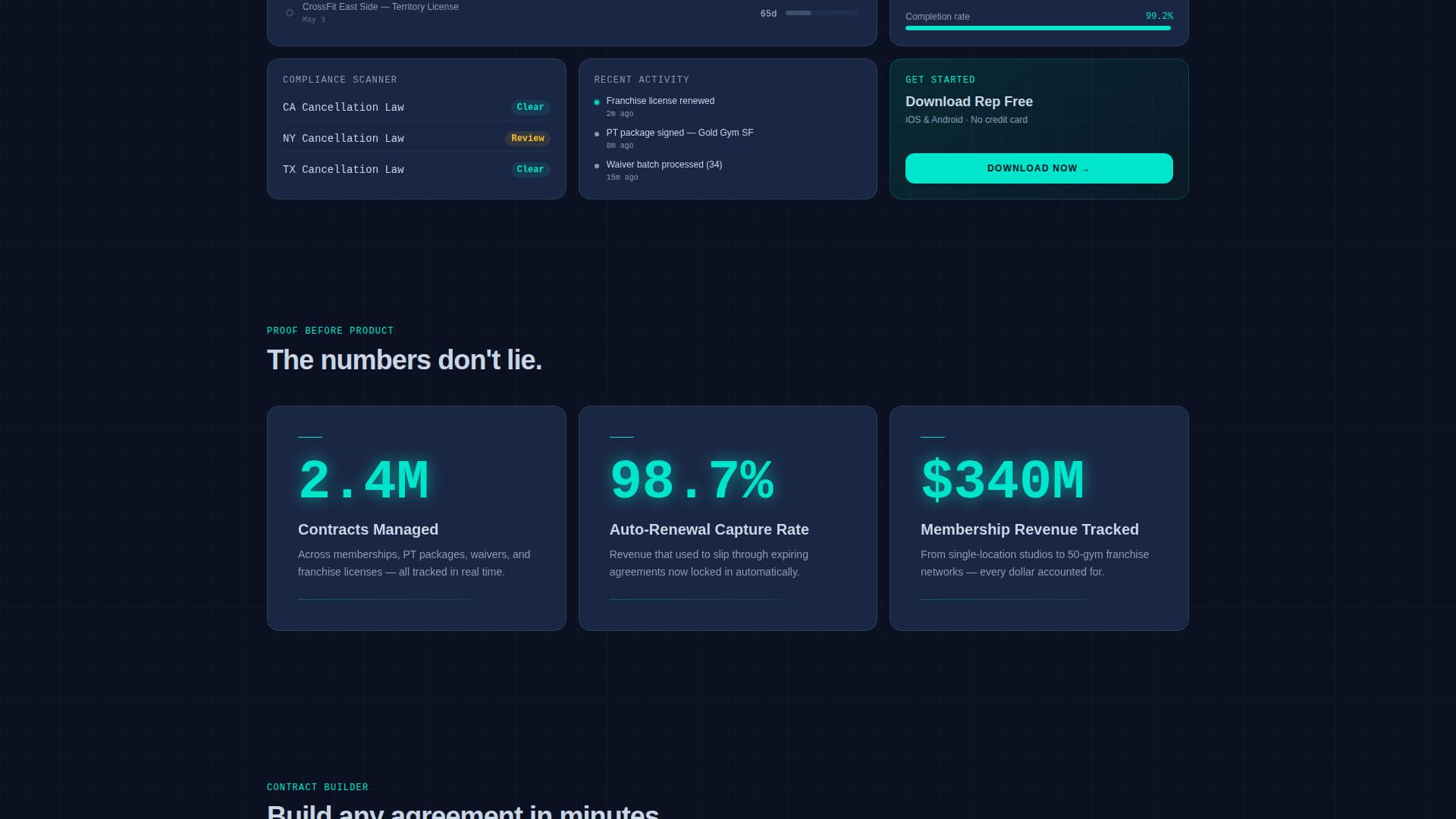 Fitness & Gym Software Professional Website Template