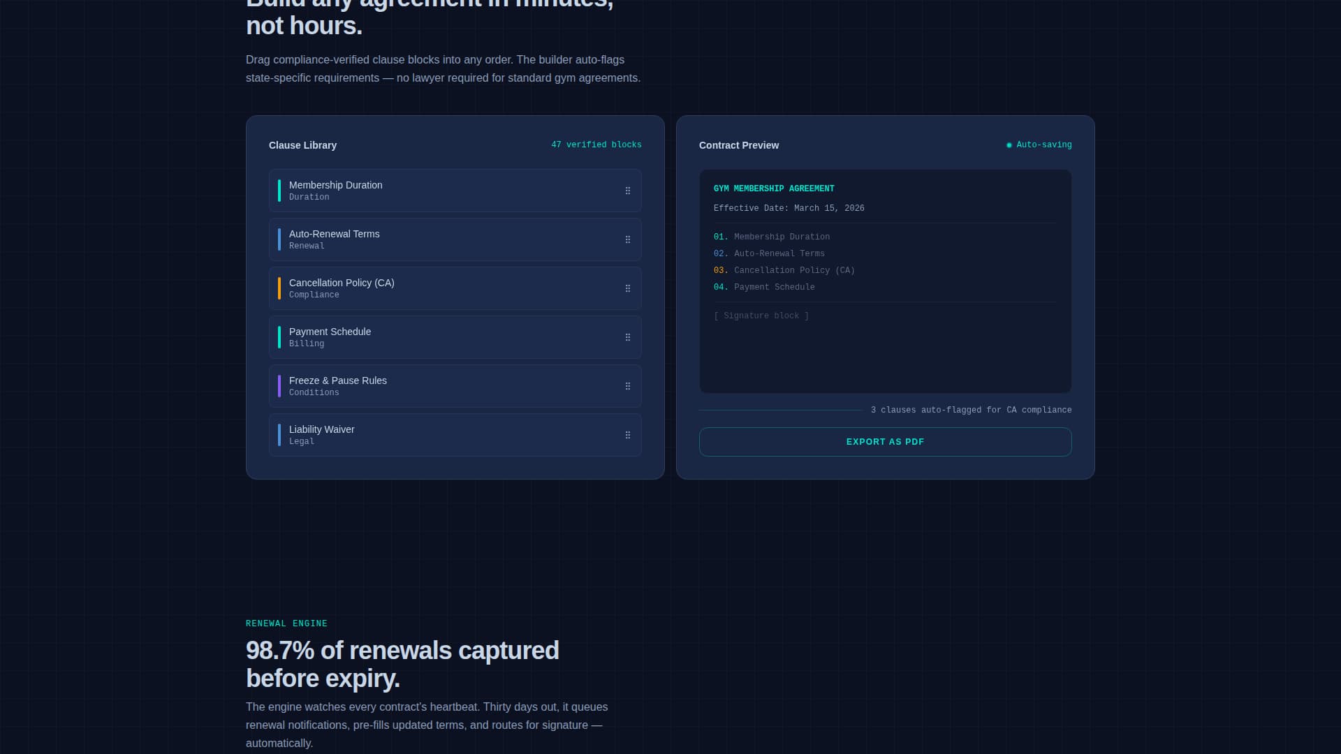 Fitness & Gym Software Professional Website Template