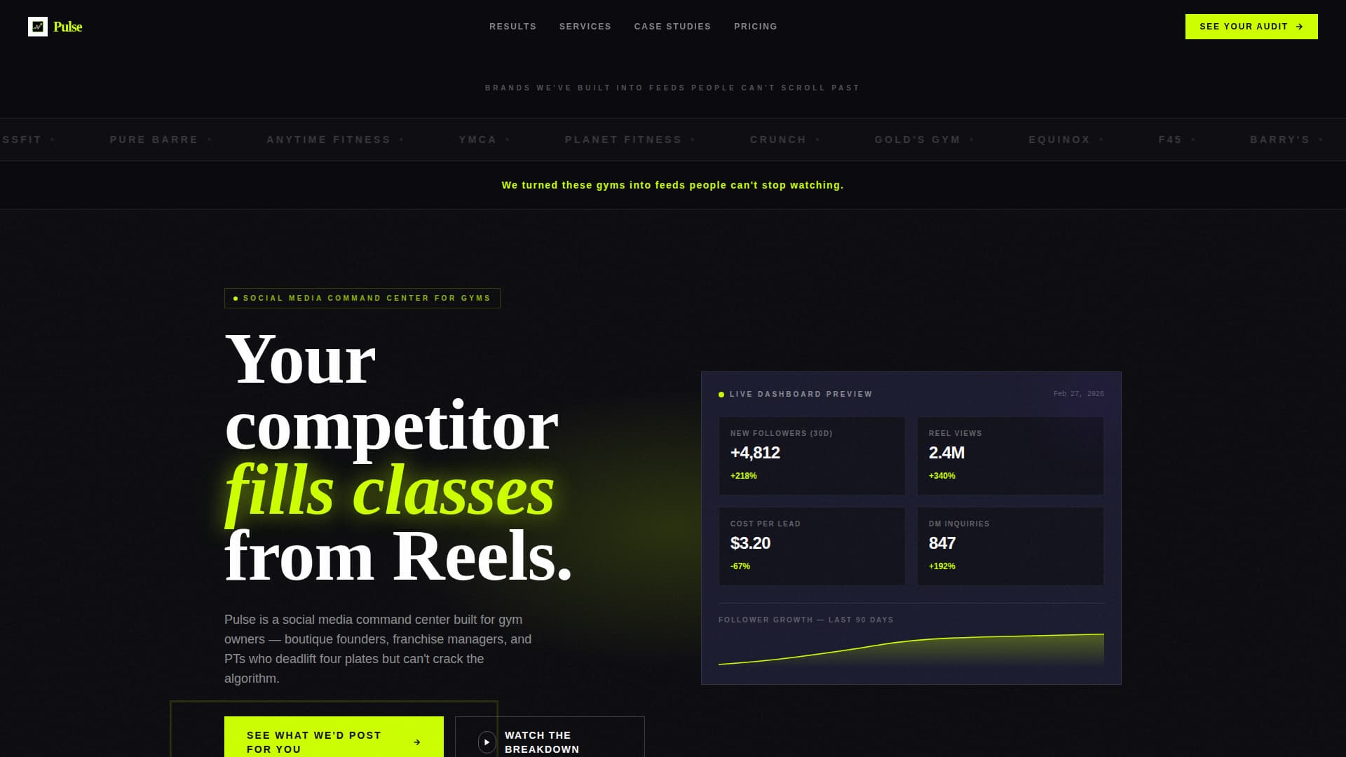 Fitness & Gym Software Specialist Booking Website Template