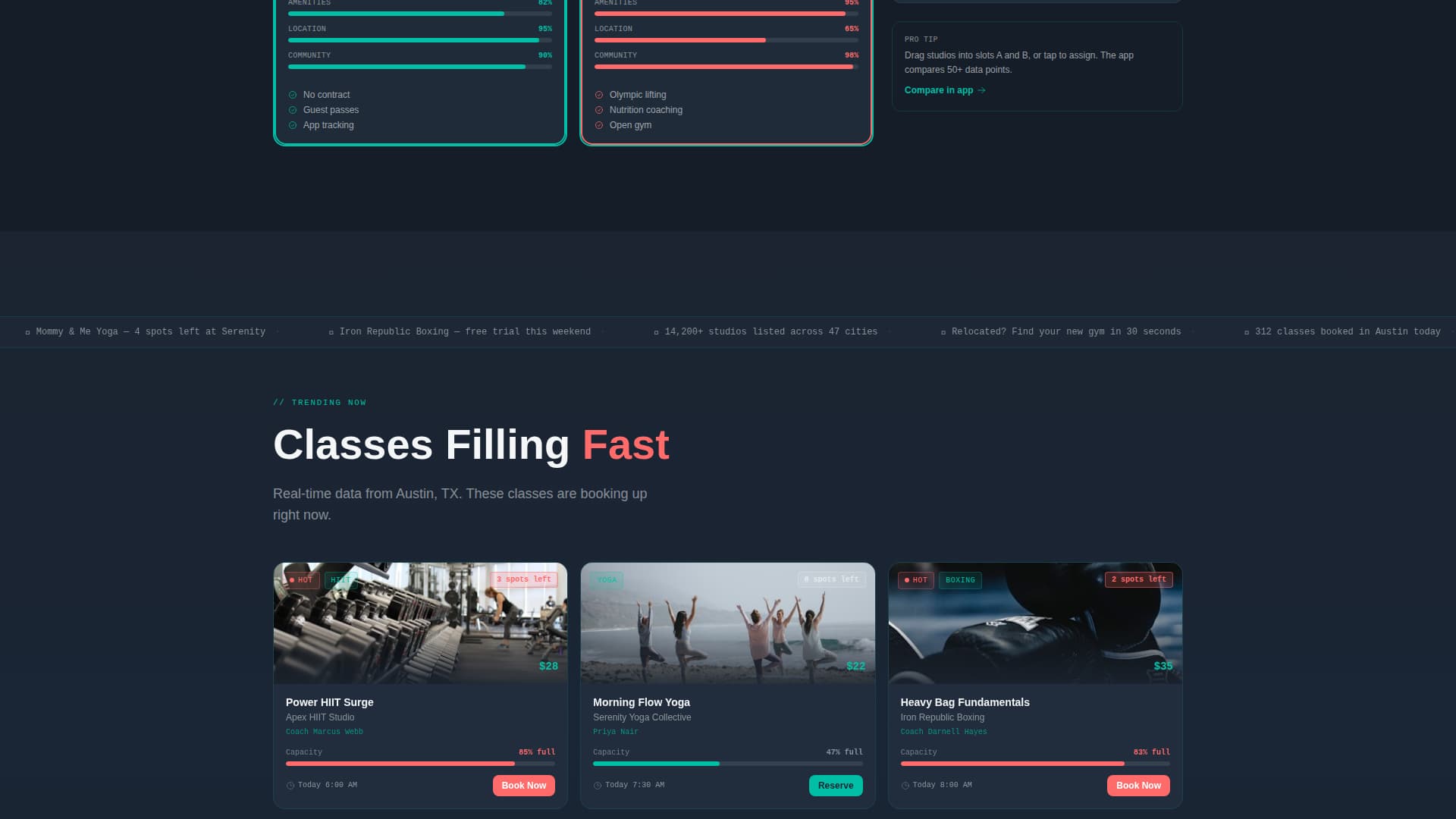 Fitness Digital Presence Directory Website Template