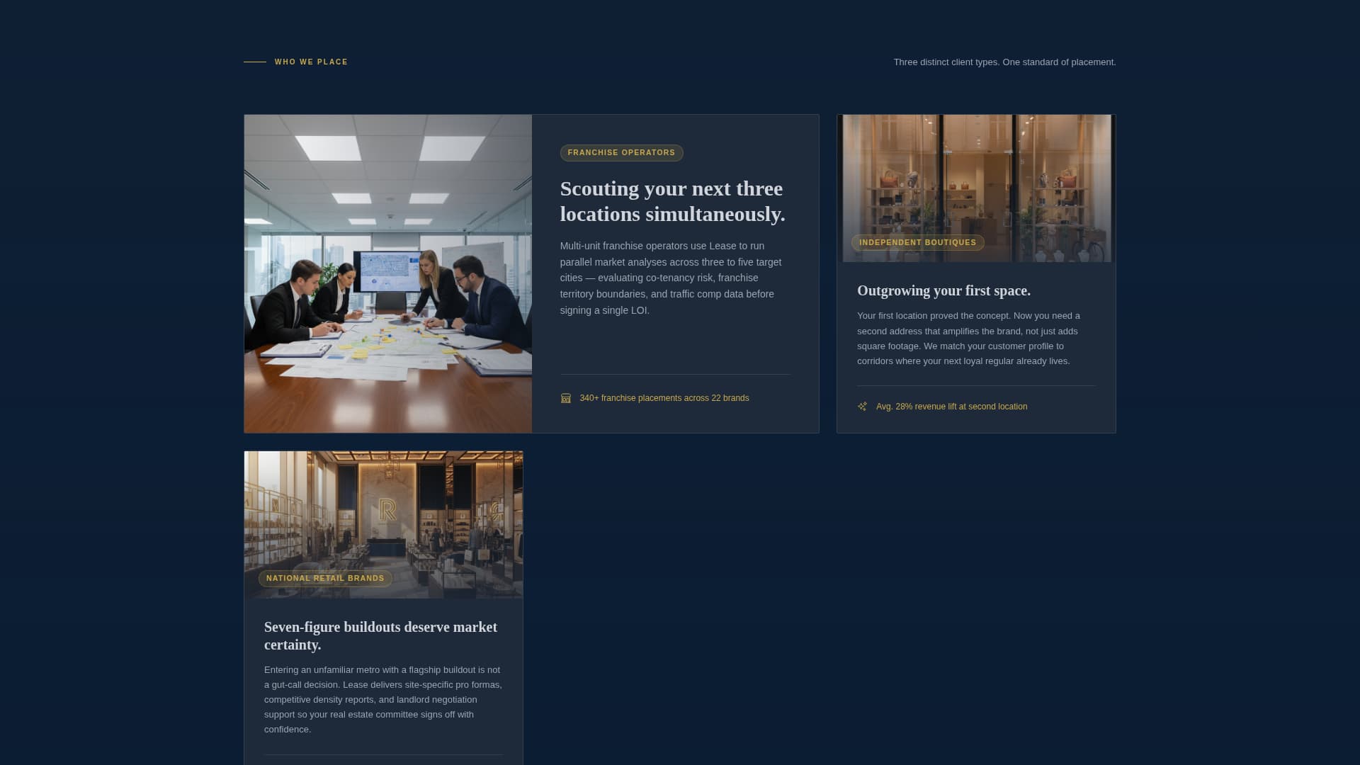 Lease - Elite Retail Landing Page Template