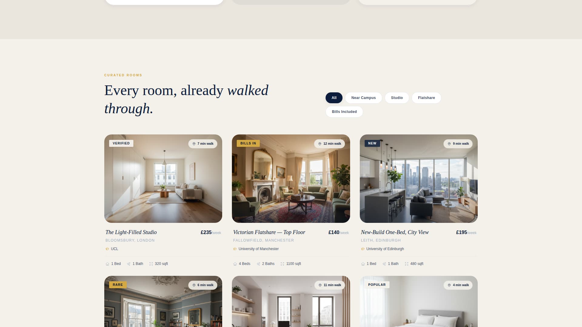 Digs - Verified Studenthousing Landing Page Template