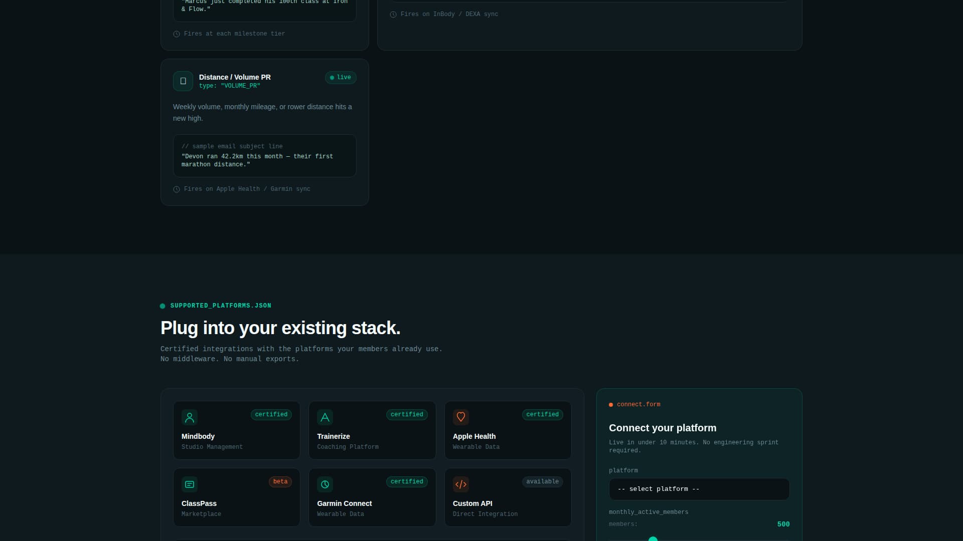 Pulse - Automated Milestone Landing Page Template