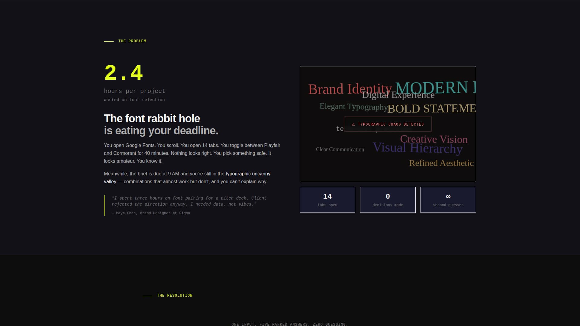 Kern - Precision Font Pairing Landing Page Template