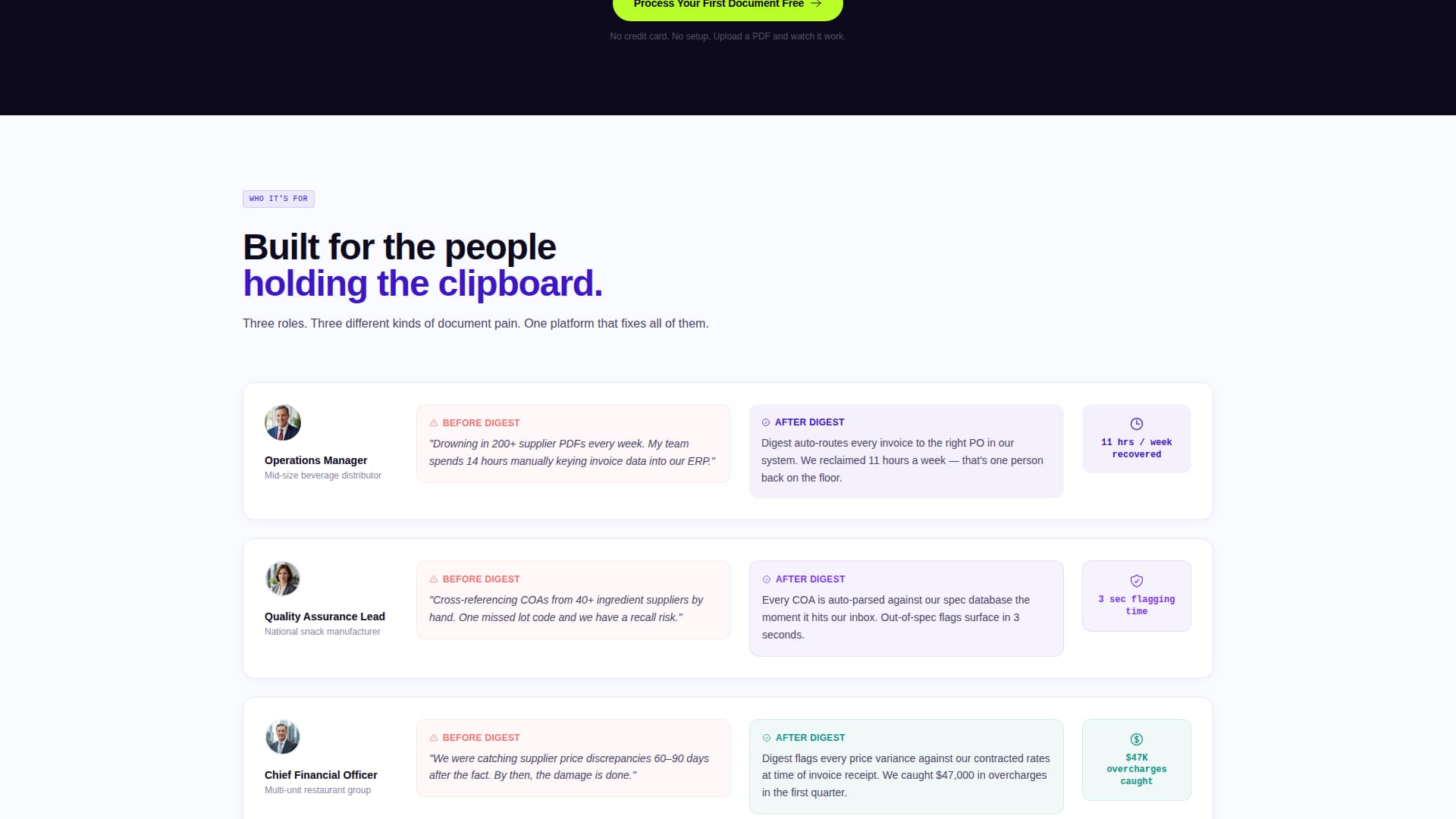 Digest - Powerful Food & Beverage Landing Page Template