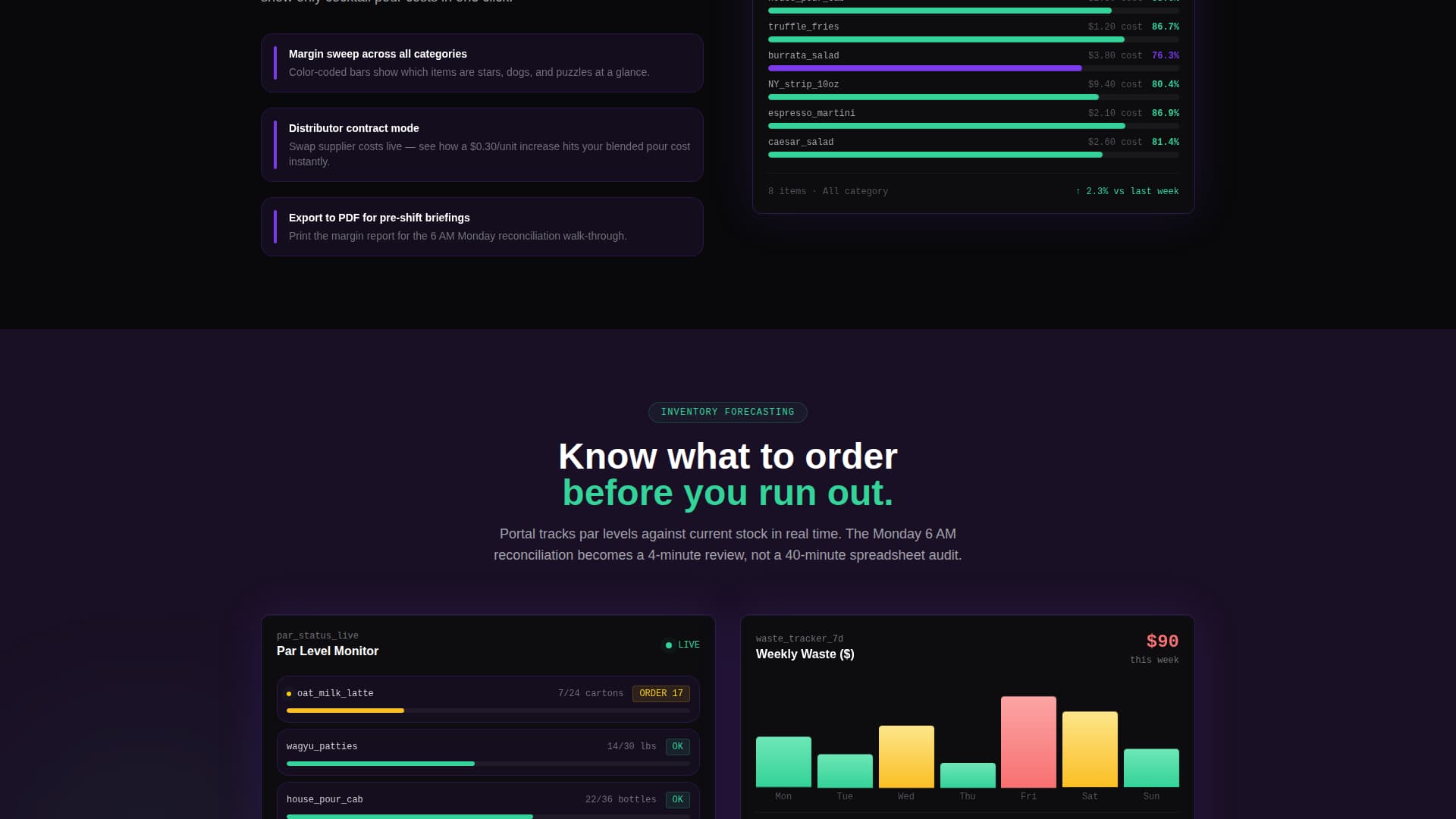 Portal - Powerful Food & Beverage Landing Page Template