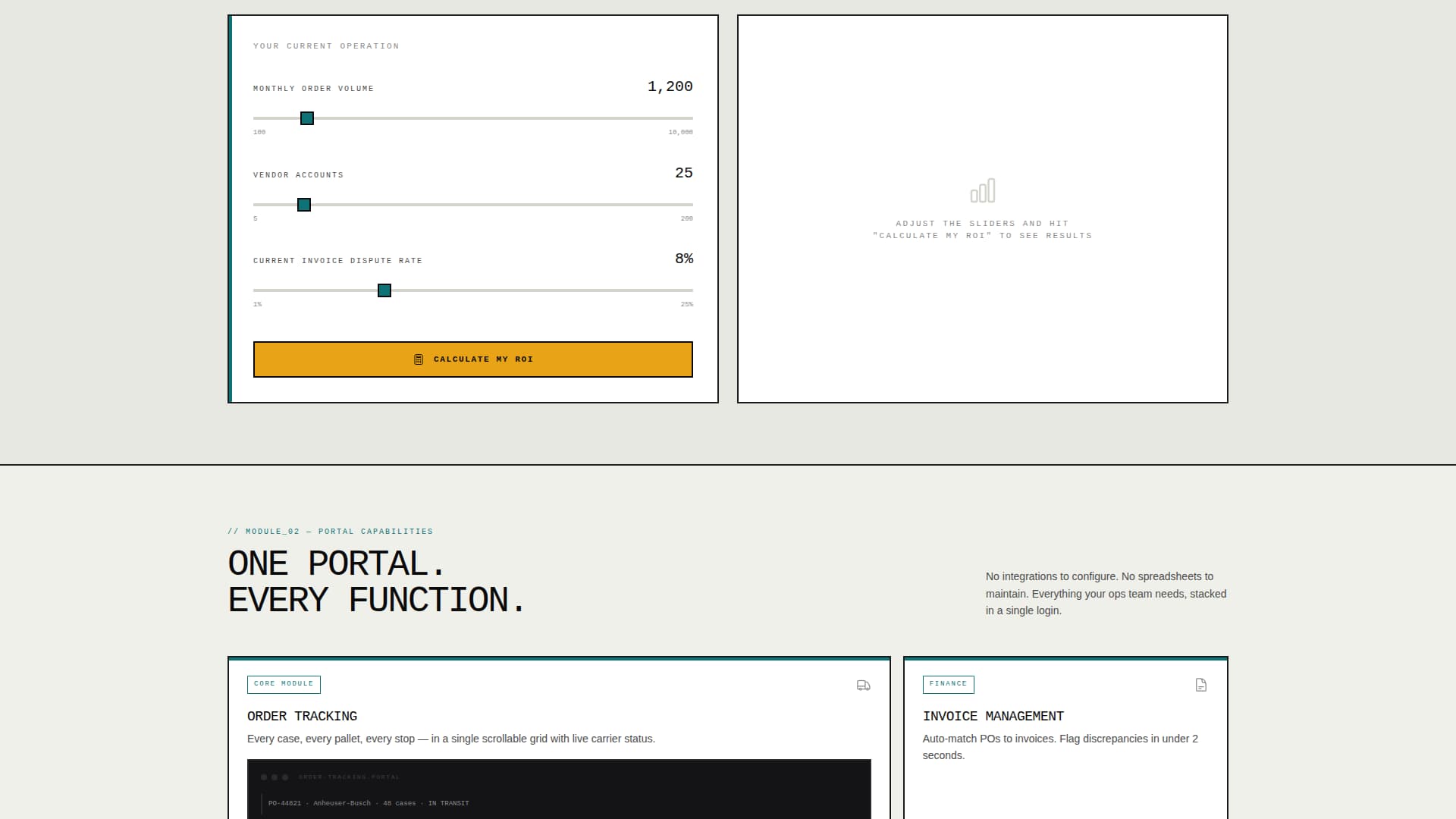 Supplyportal - Powerful Food & Beverage Landing Page Template