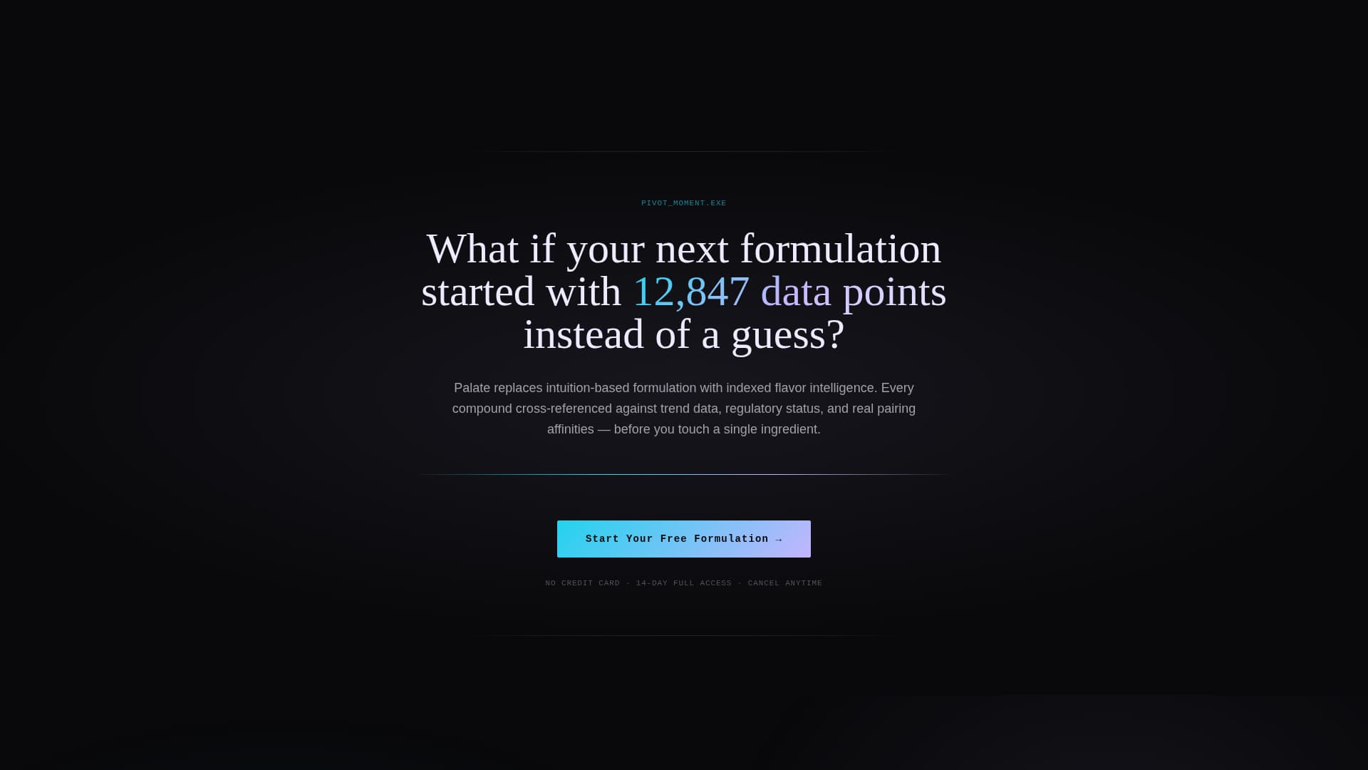 Palate - Innovative Beverage Landing Page Template