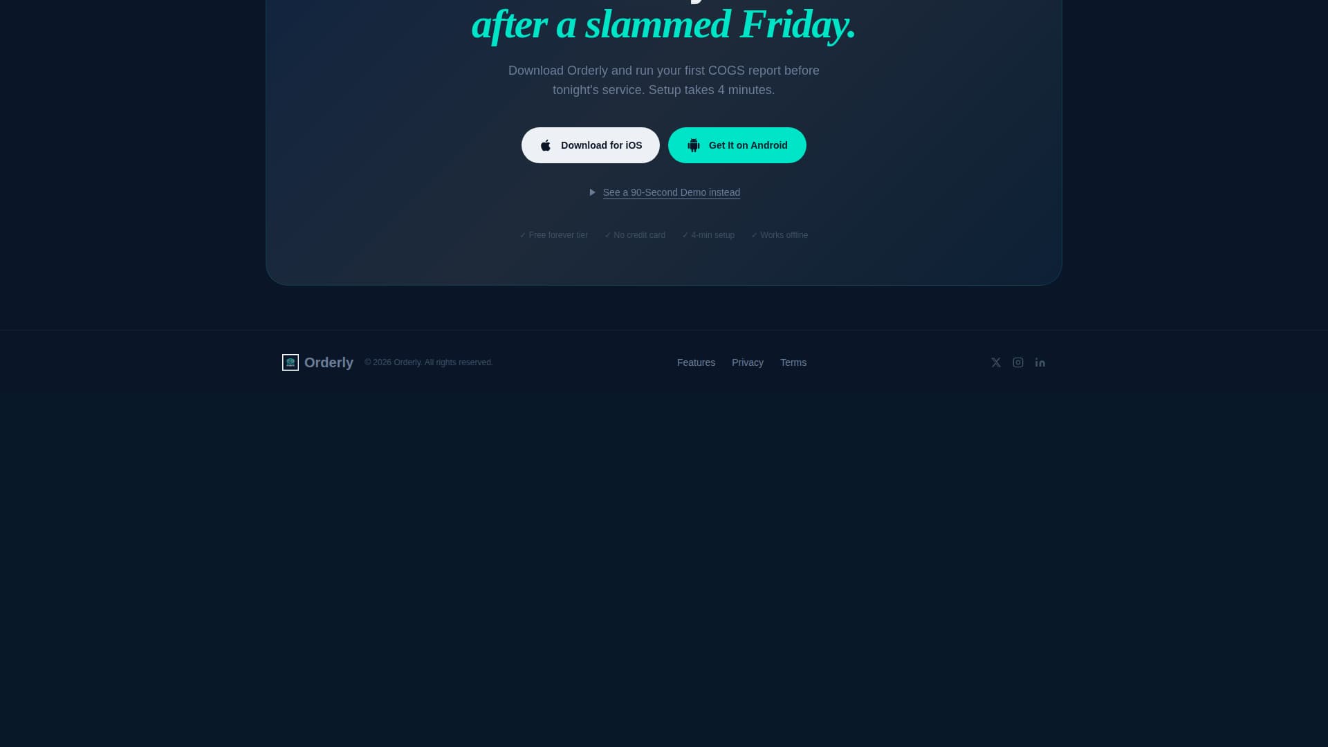 Orderly - Streamlined Kitchen Management Landing Page Template