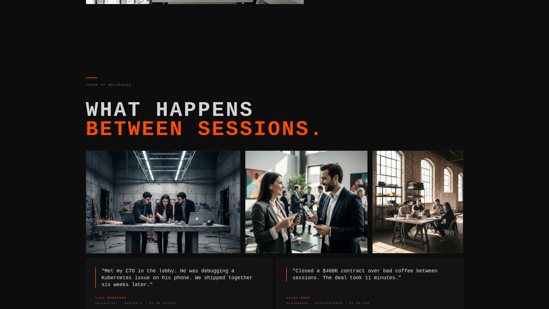 Startup Event & Competition Professional Website Template