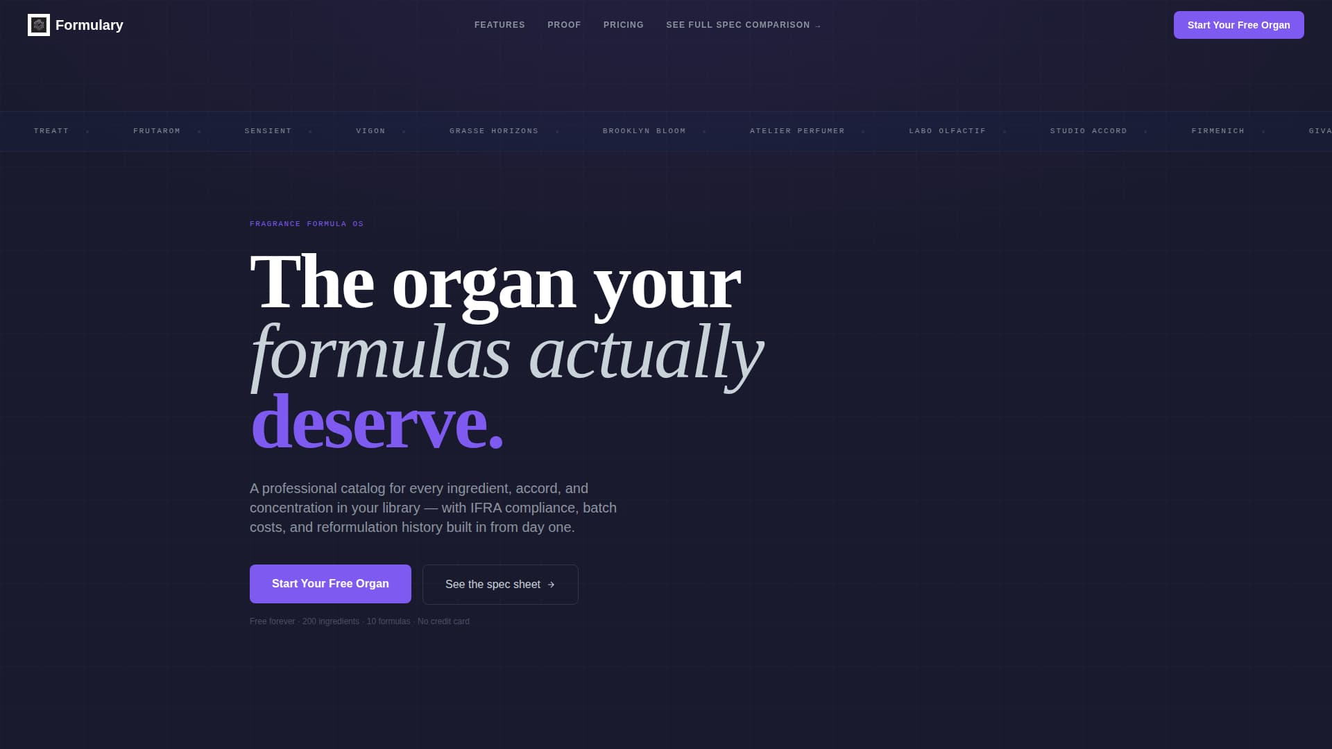 Fragrance Vertical SaaS Privacy Policy Website Template