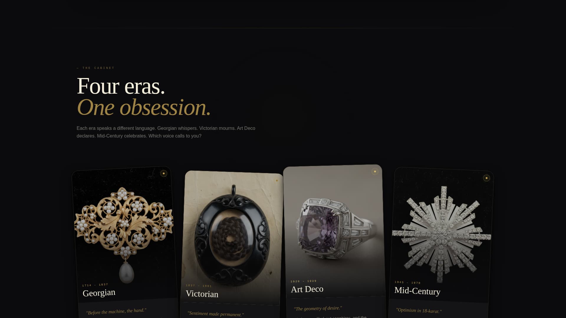 Heirloom - Timeless Jewelry Landing Page Template