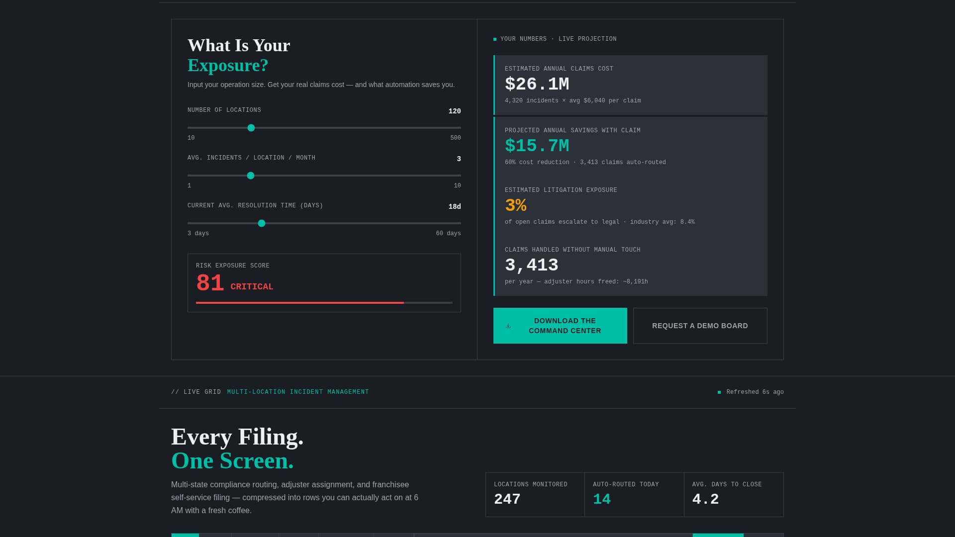 Claim - Powerful Franchise Landing Page Template