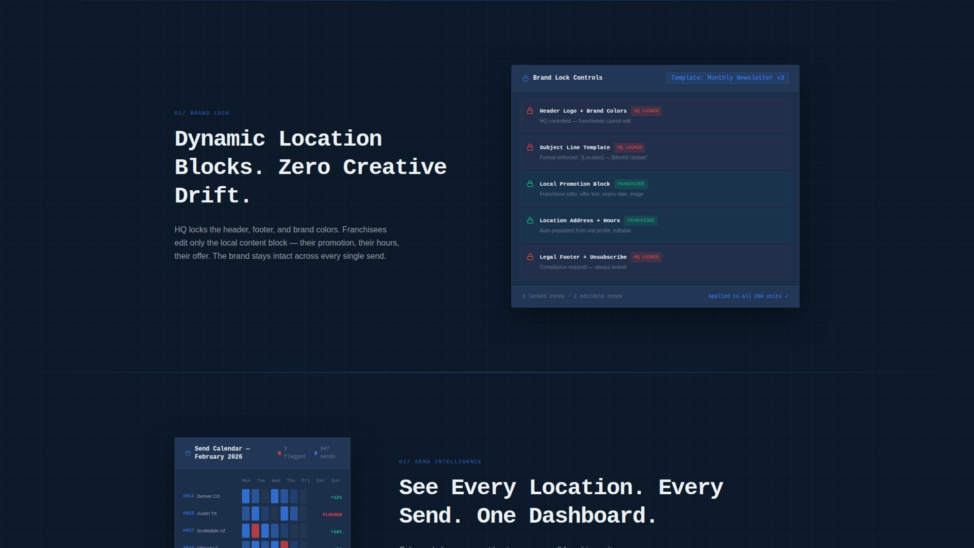 Dispatch - Powerful Franchise Landing Page Template