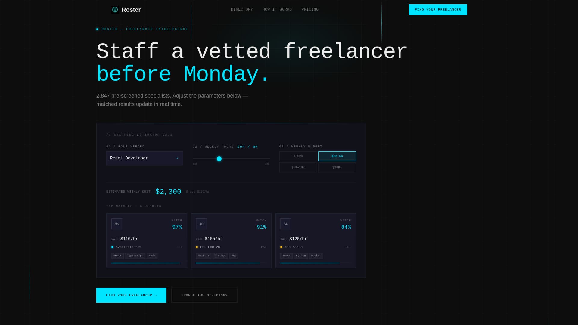 Freelancer - High-Converting Directory Landing Page Template