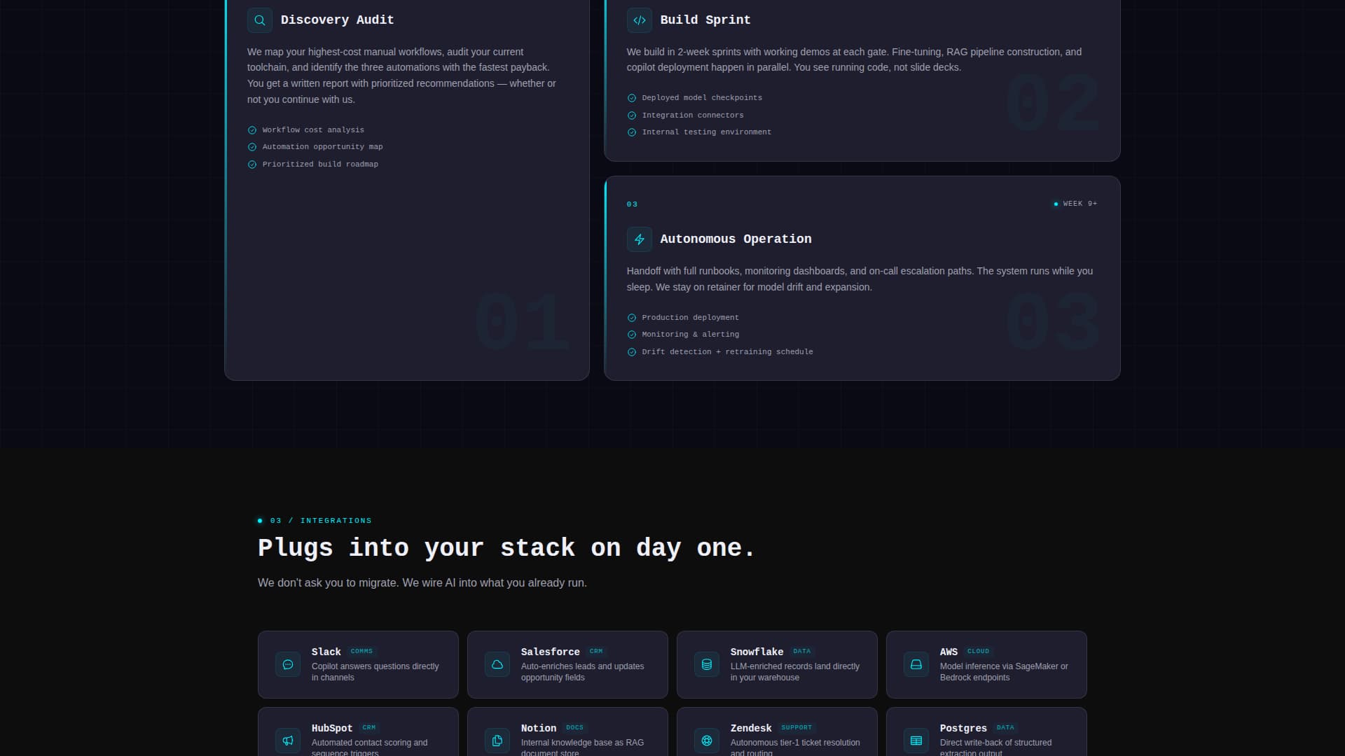 Synth - Intelligent AI Consulting Landing Page Template
