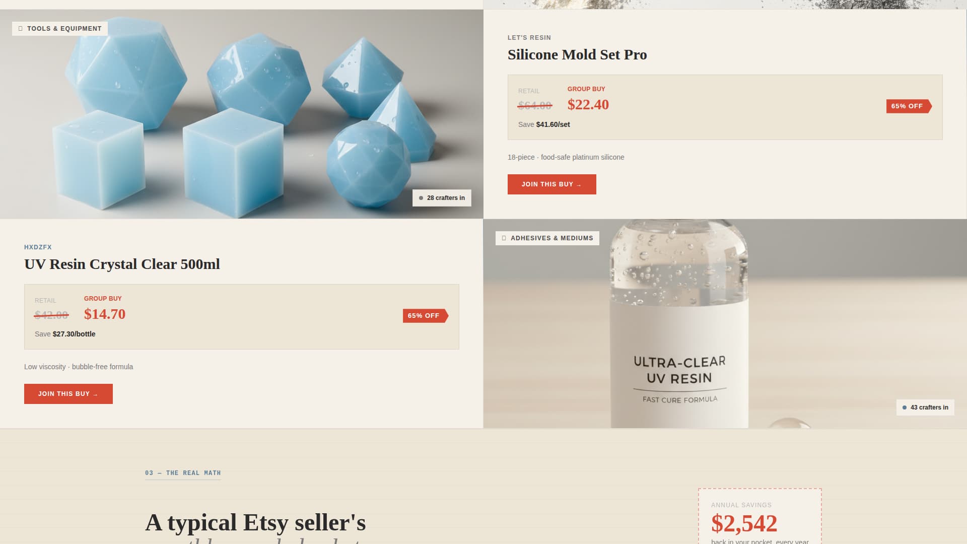Craftkiss - Unbeatable Groupbuy Landing Page Template