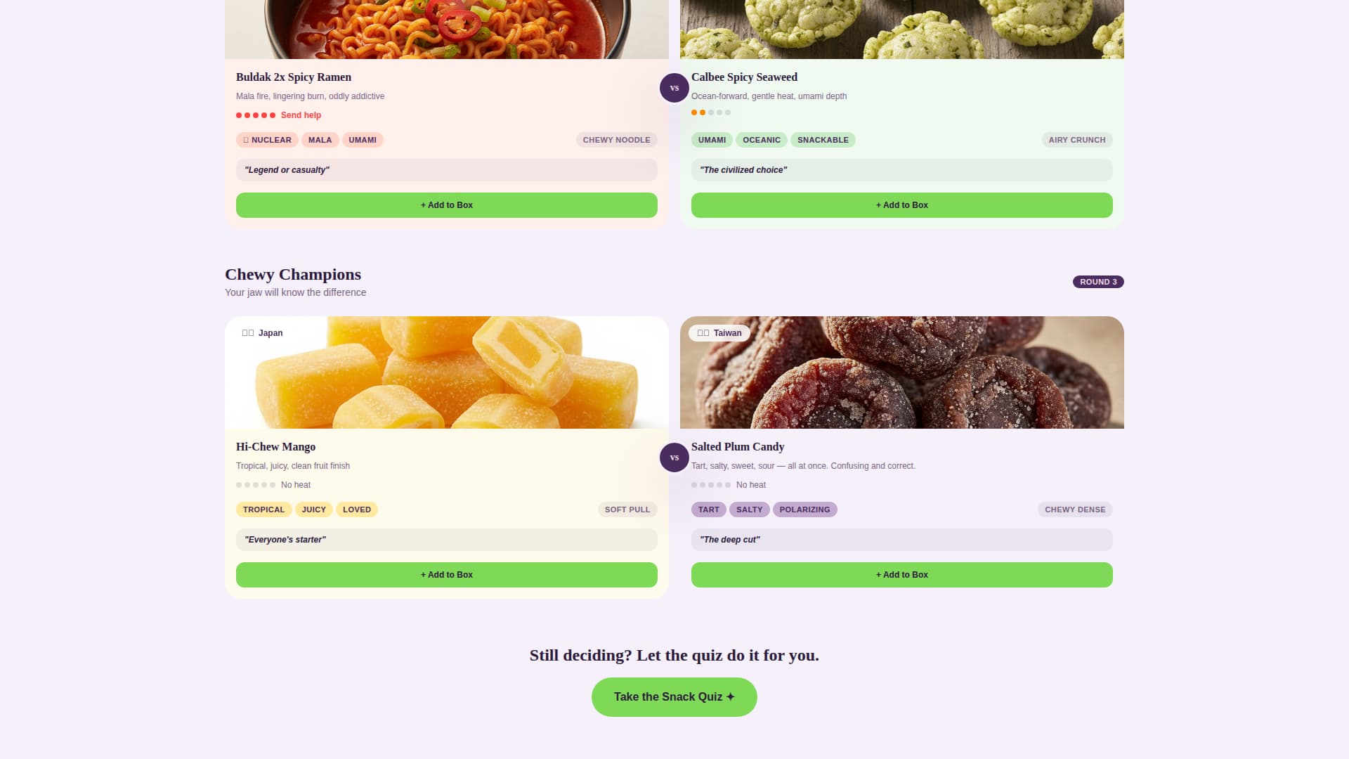 Mochi - Irresistible Snackshop Landing Page Template