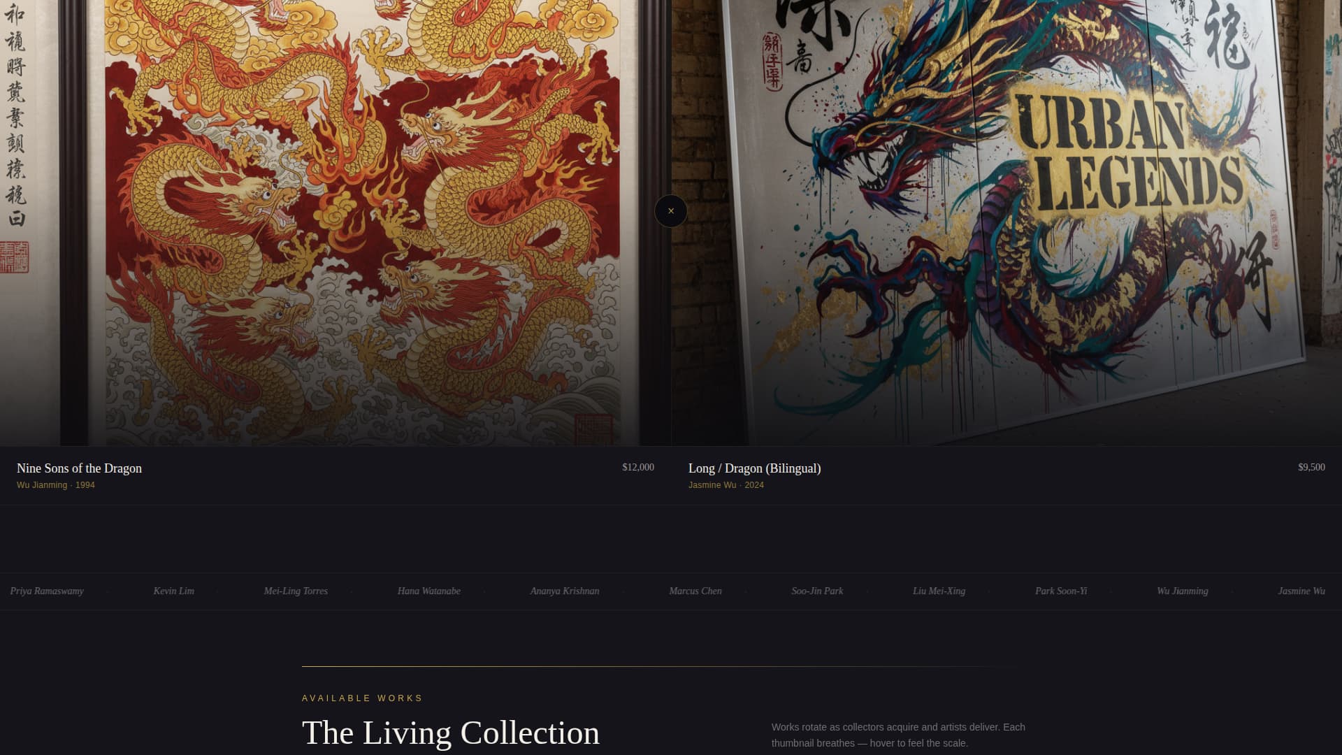 Asianowned - Highconverting Art Landing Page Template