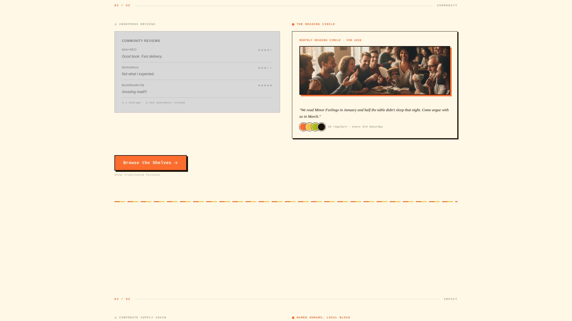 Tome — Expertly Curated Bookstore Landing Page Template