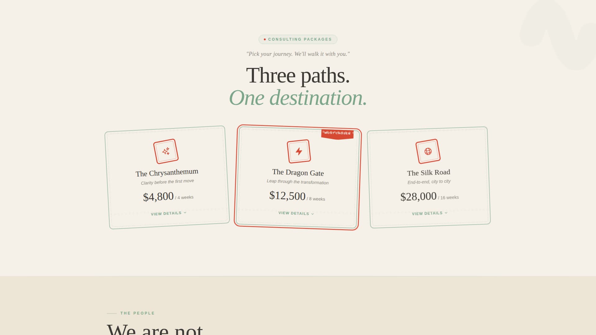 Jade - Neoretro Consulting Landing Page Template