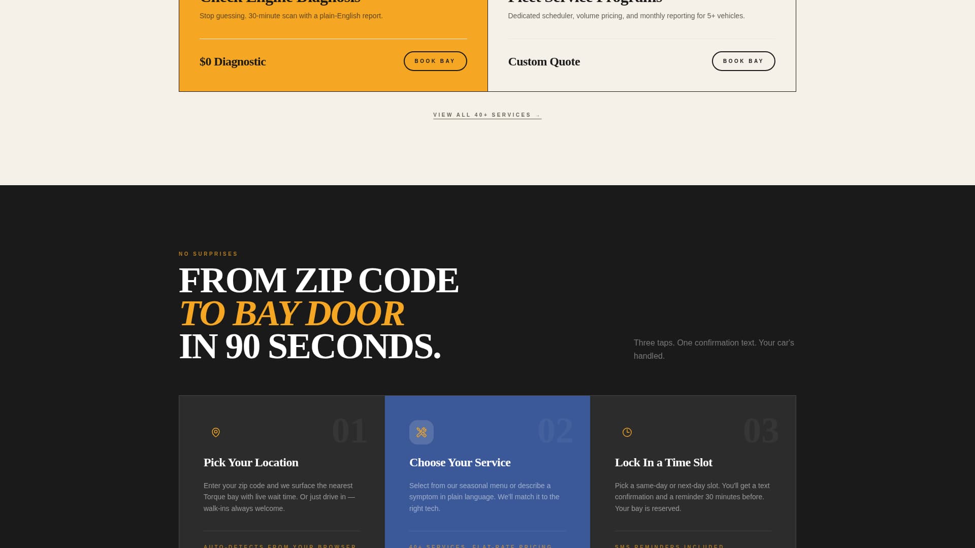 Engine — Dependable Auto Repair Landing Page Template