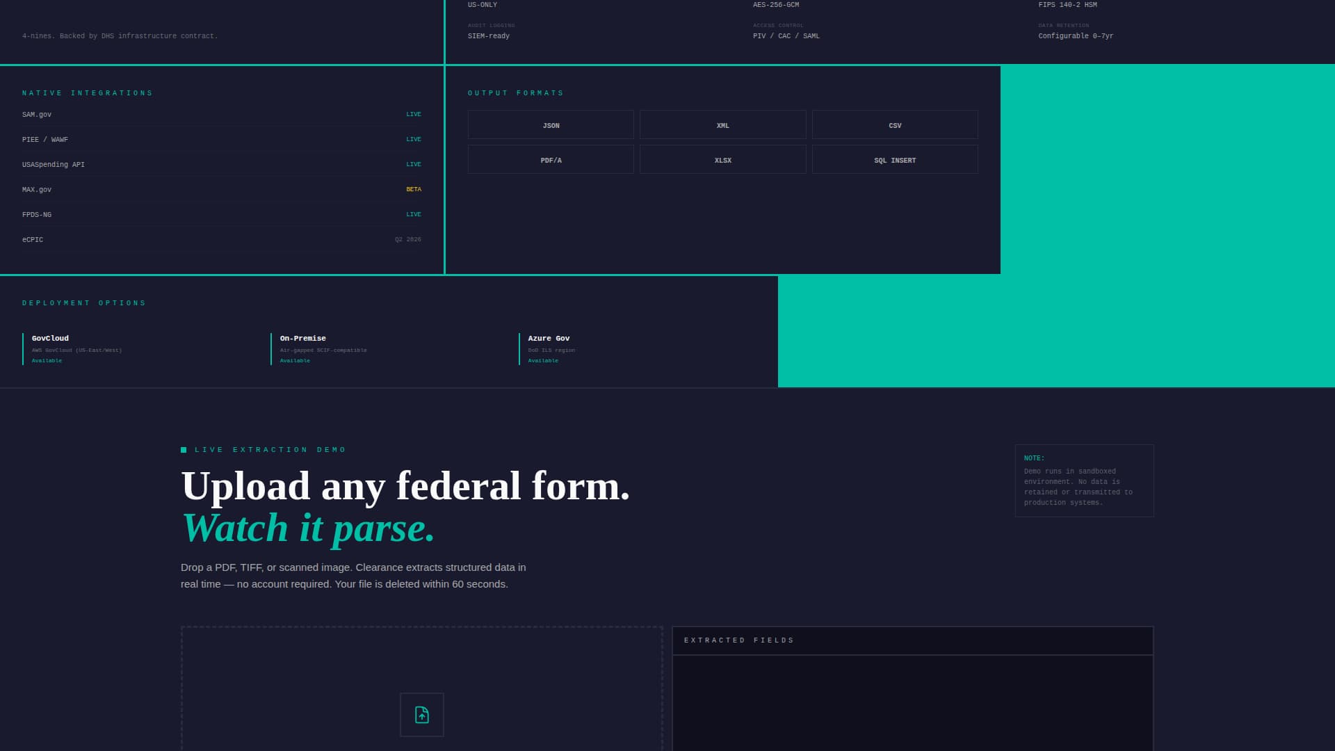 Clearance - Powerful Government Landing Page Template