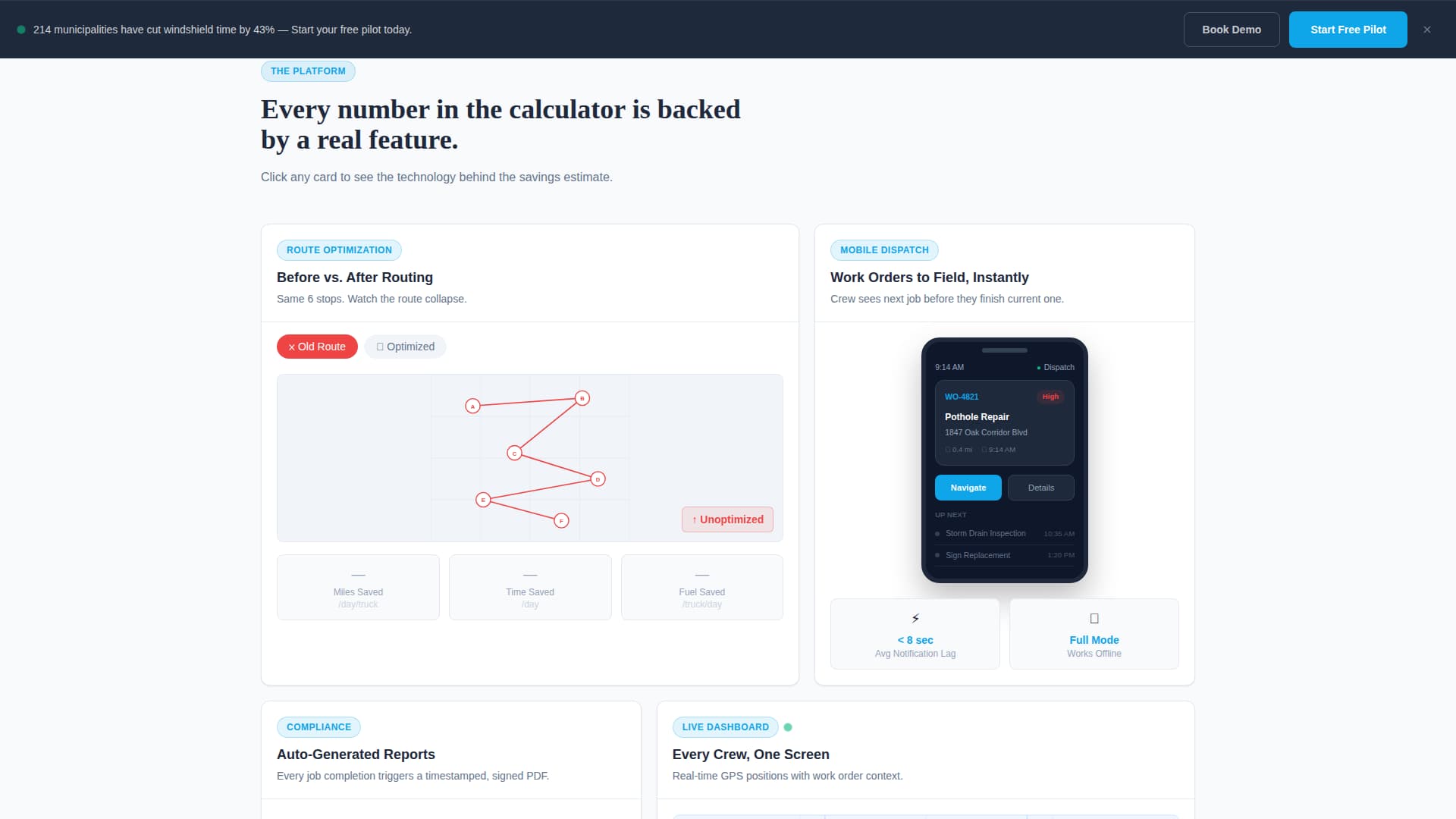 Dispatch - Powerful Government Software Landing Page Template