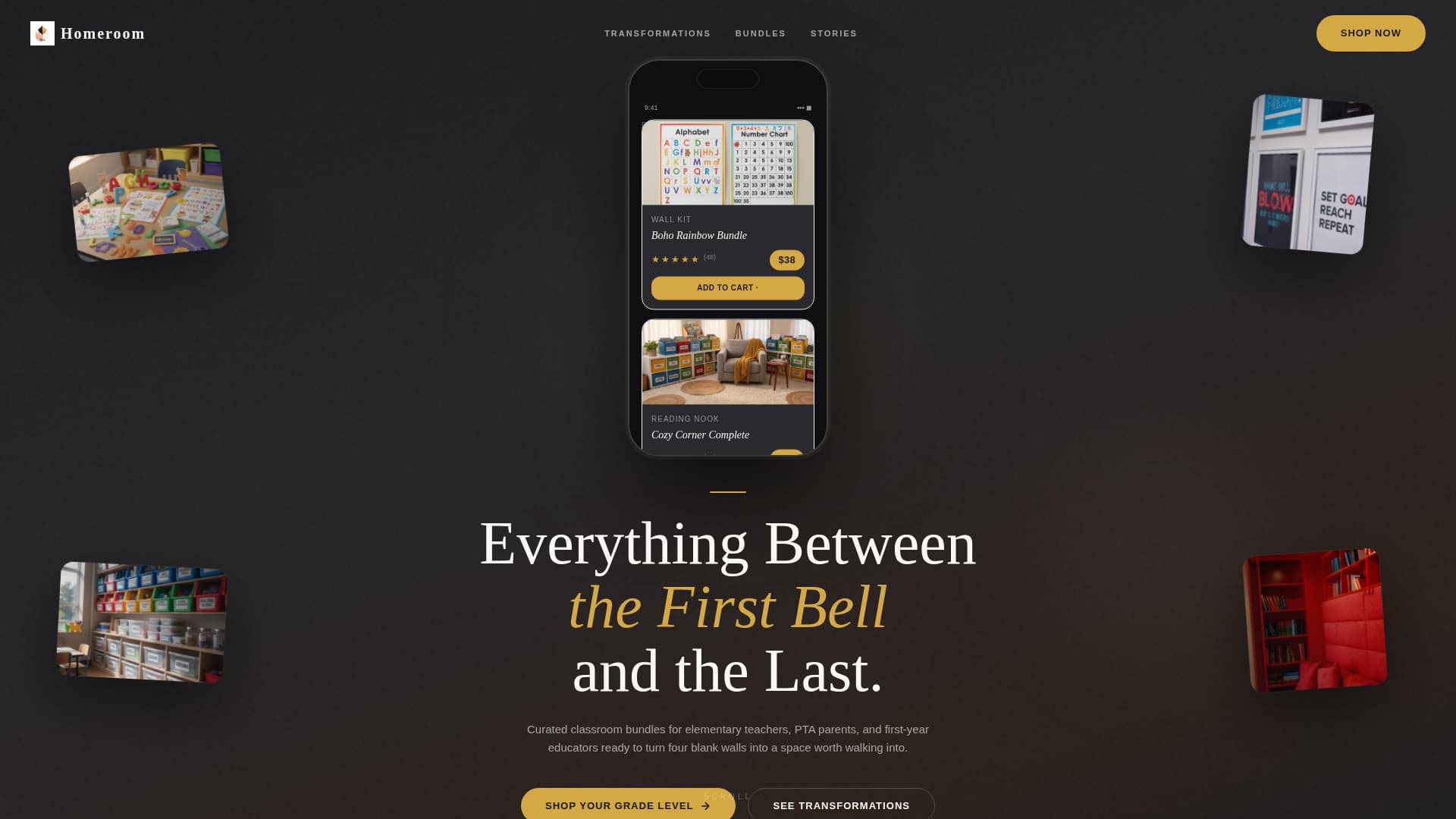Homeroom - Vibrant Classroom Landing Page Template