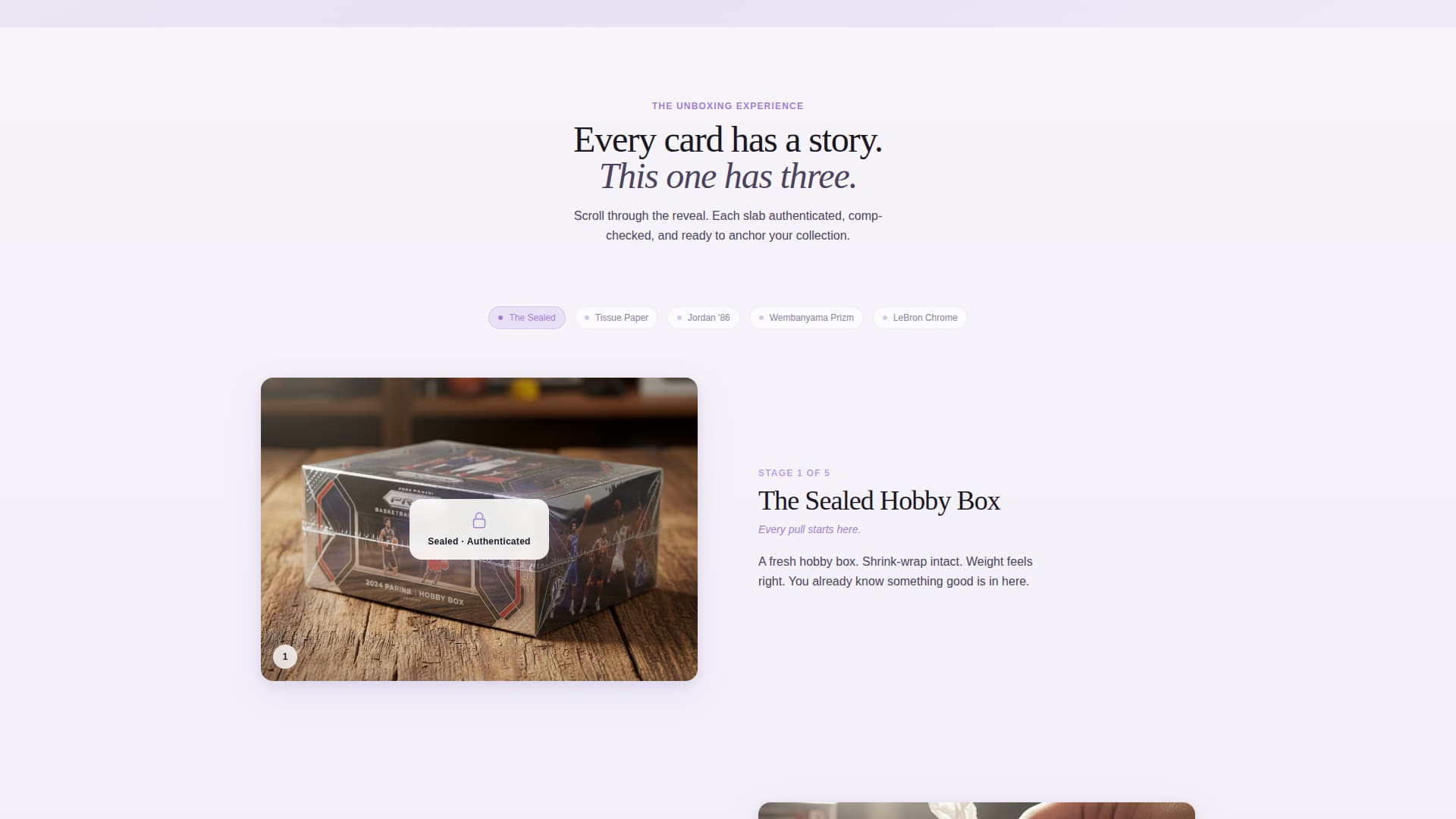 Grails - Premium Collectibles Landing Page Template