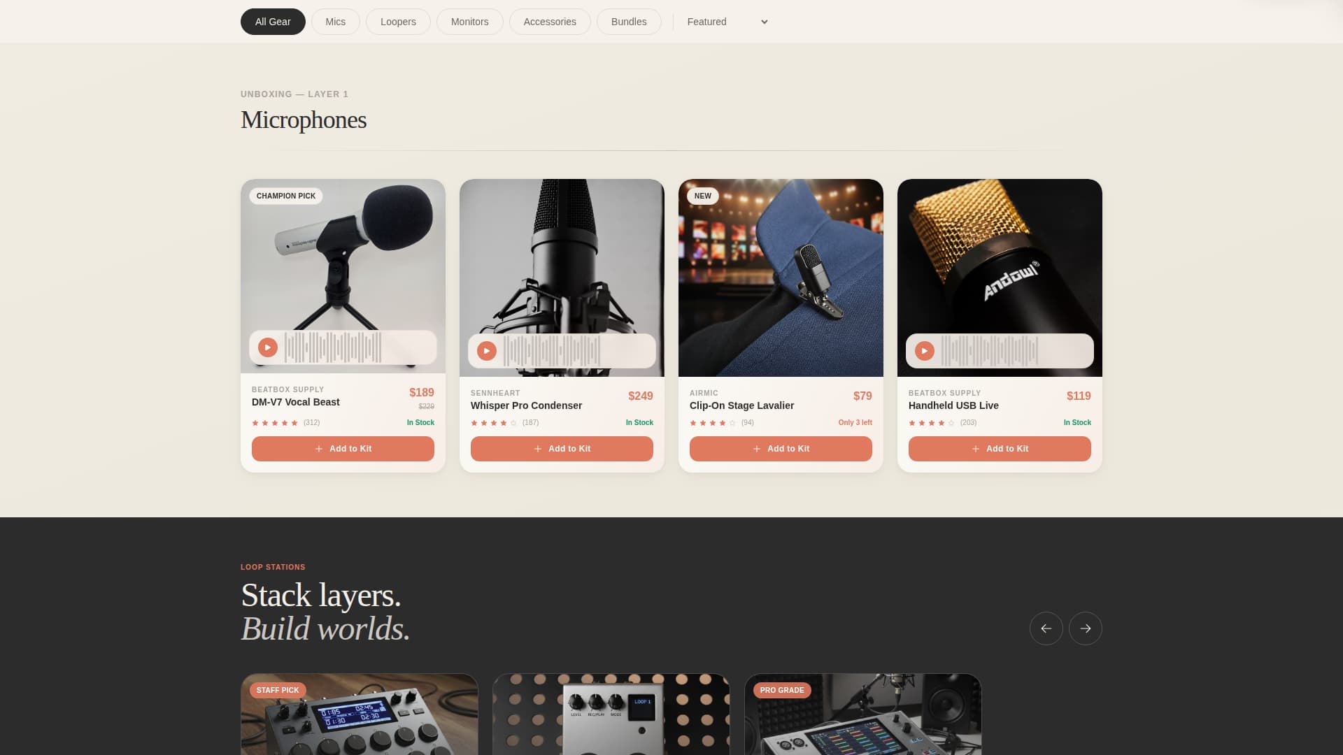 Beatbox - Ultimate Beatboxing Landing Page Template