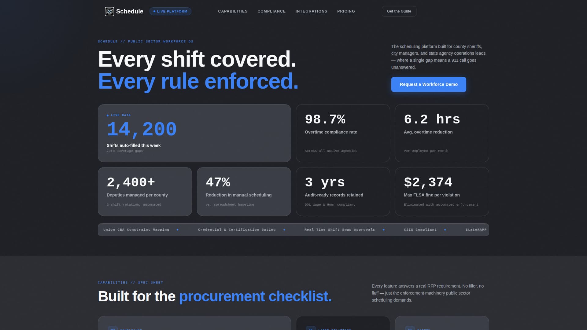 Civic Admin — Government Landing Page Template