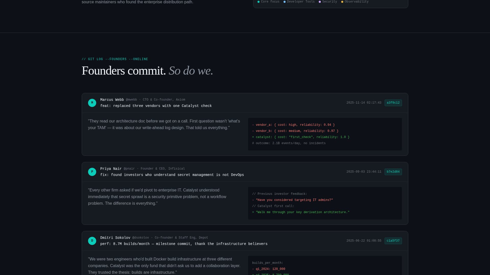 Catalyst - High-Impact Venture Landing Page Template