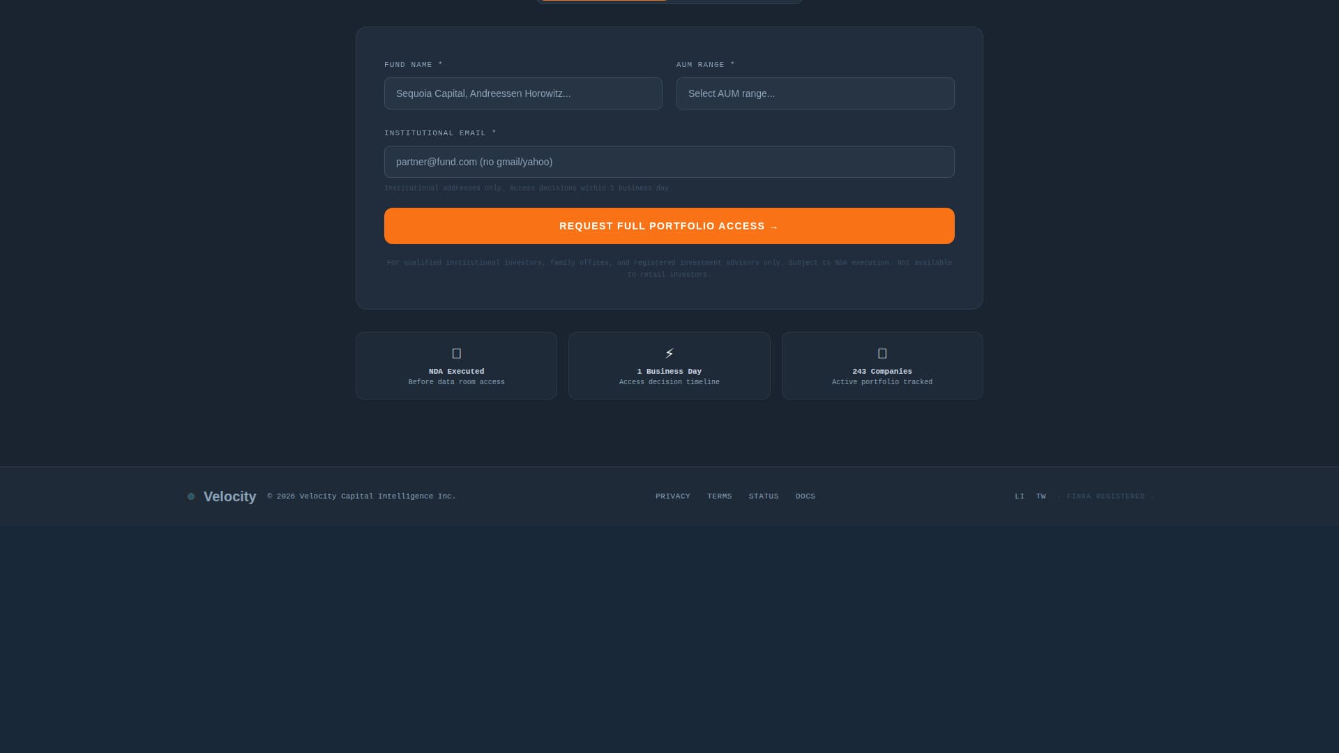 HRTech - Performance-Driven Investor Landing Page Template