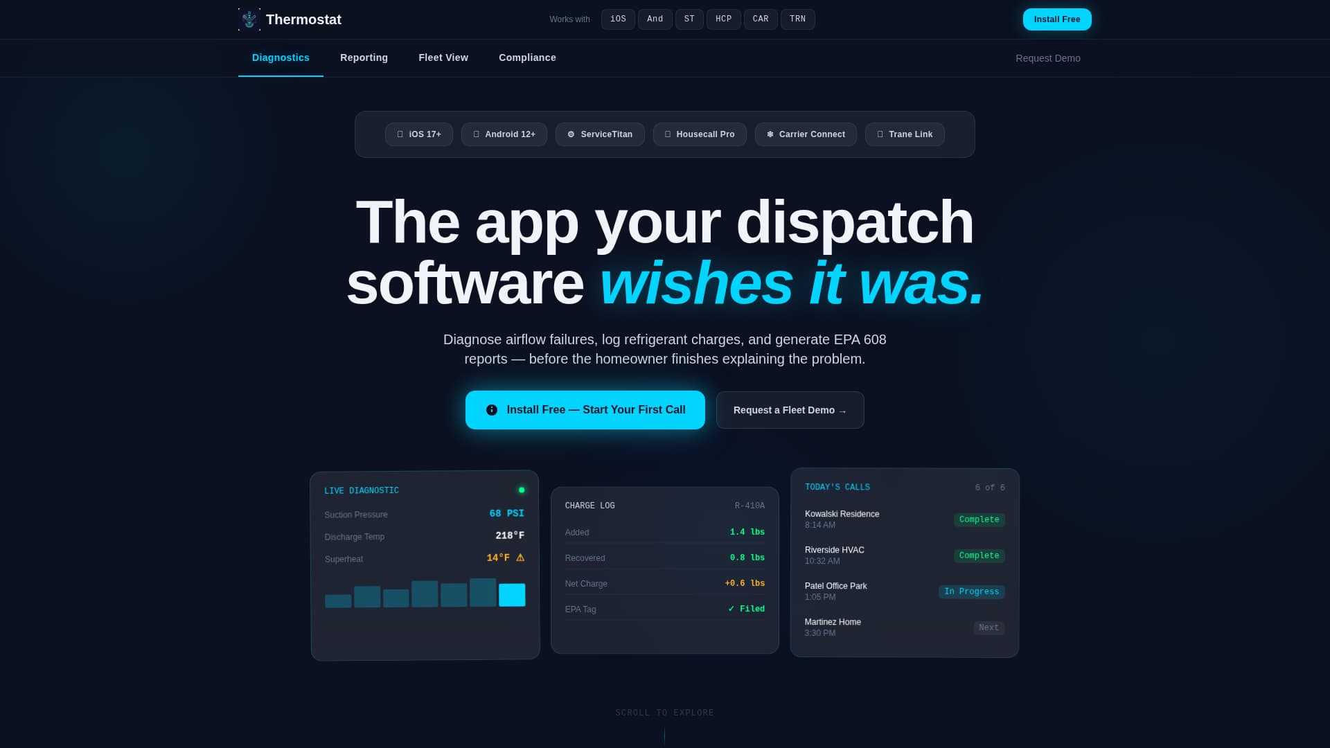 Flow HVAC — Landing Page Template