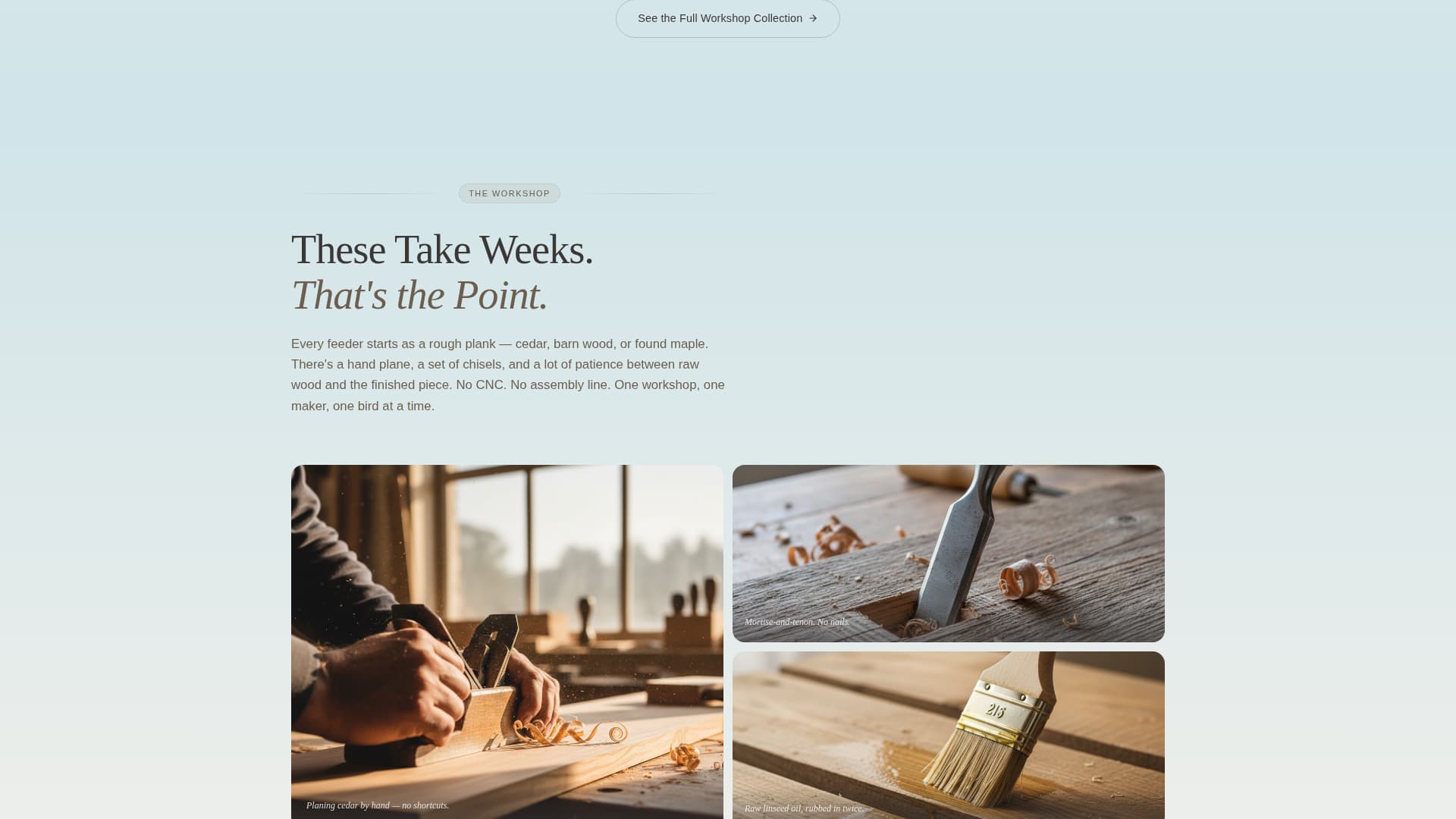 Perch - Artisan Birdhouse Landing Page Template