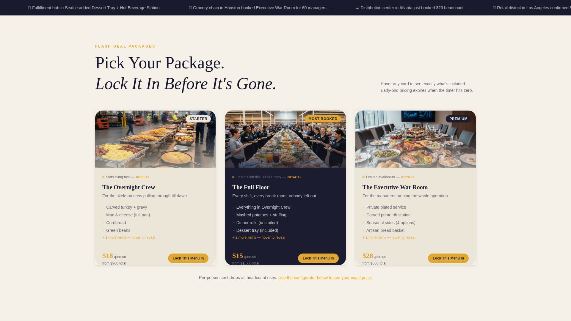 Feast - Irresistible Catering Landing Page Template