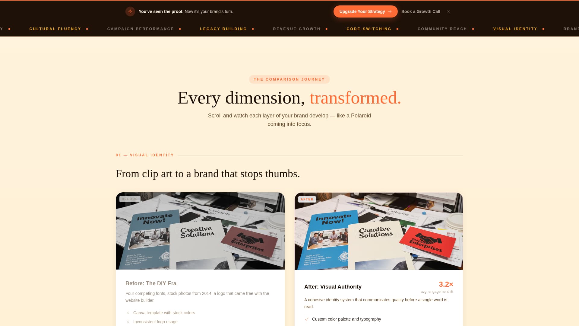 Amplify - Bold Blackowned Landing Page Template
