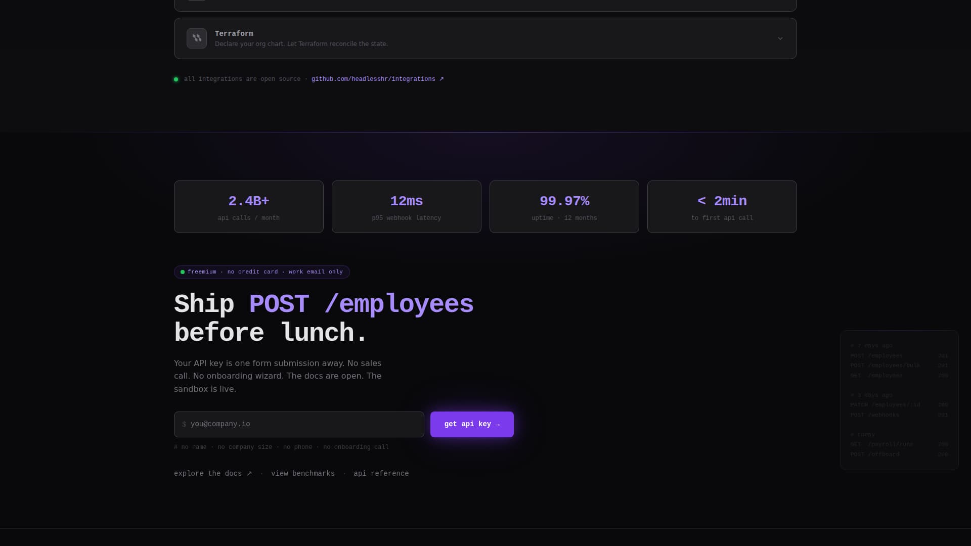 Headless - Powerful HRM Landing Page Template