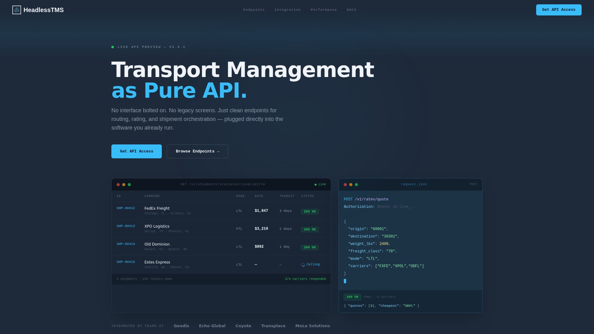 Headless Enterprise Software Reviews Website Template