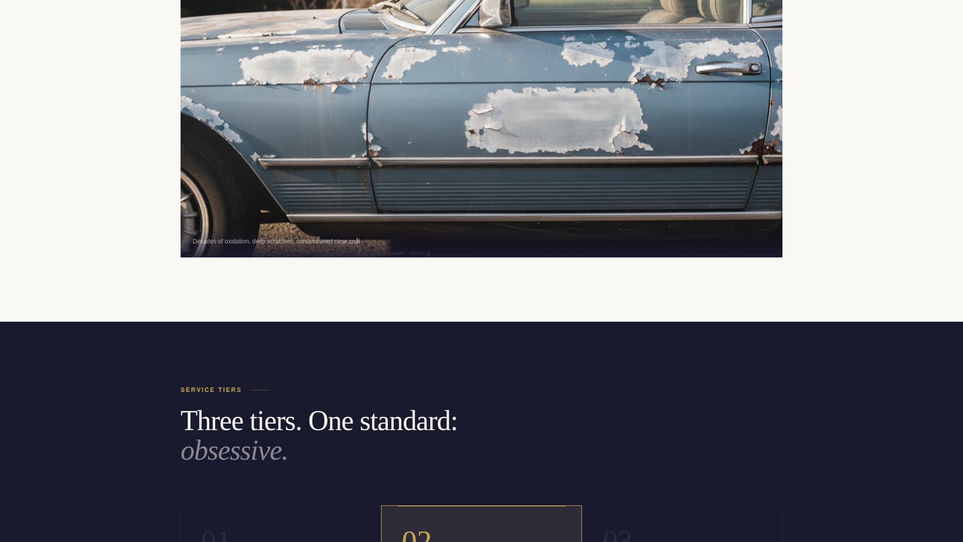 Gleam - Immaculate Autodetailing Landing Page Template